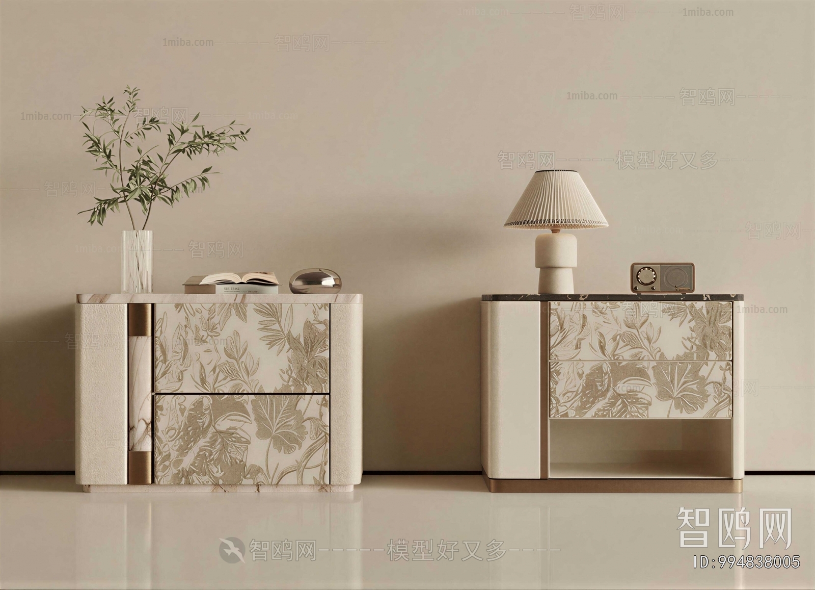 Modern Bedside Cupboard