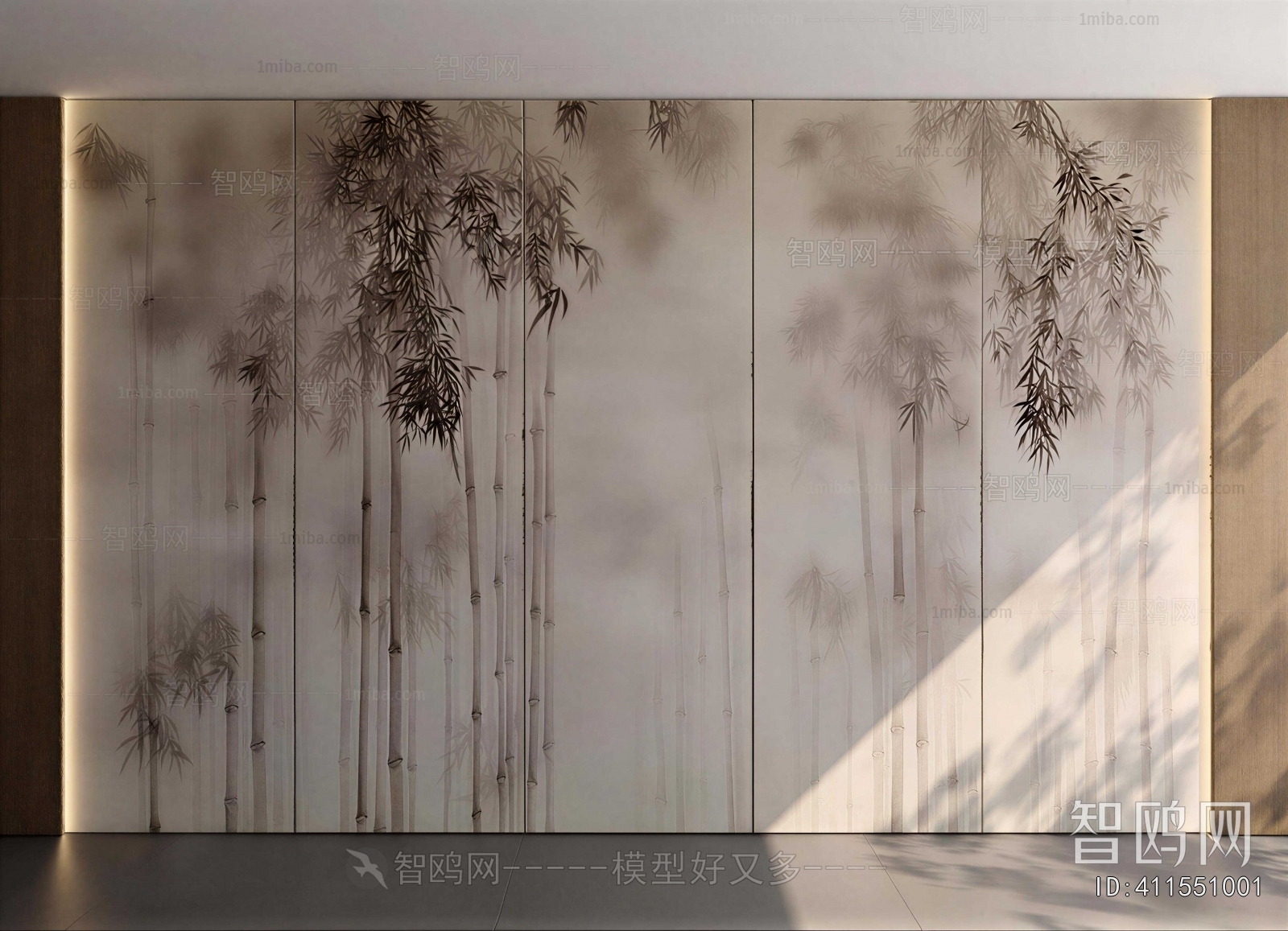 New Chinese Style TV Wall