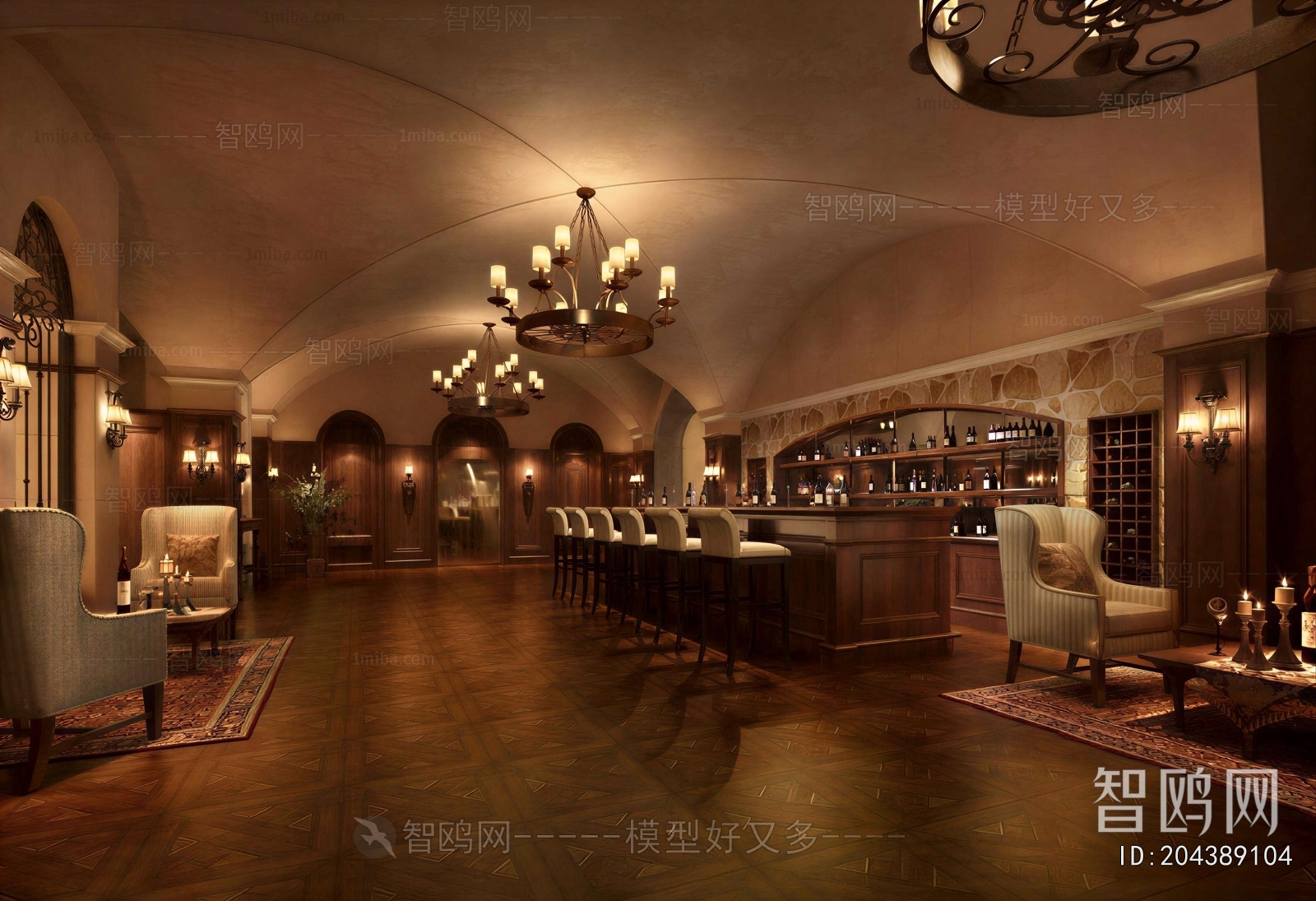 European Style Wine Cellar/Wine Tasting Room