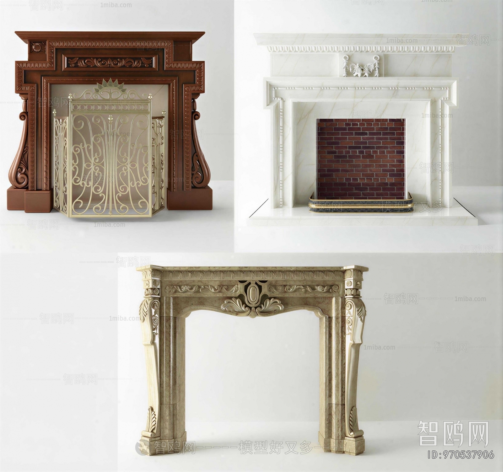 European Style Fireplace