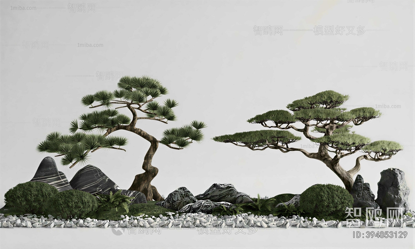 New Chinese Style Plant Landscaping