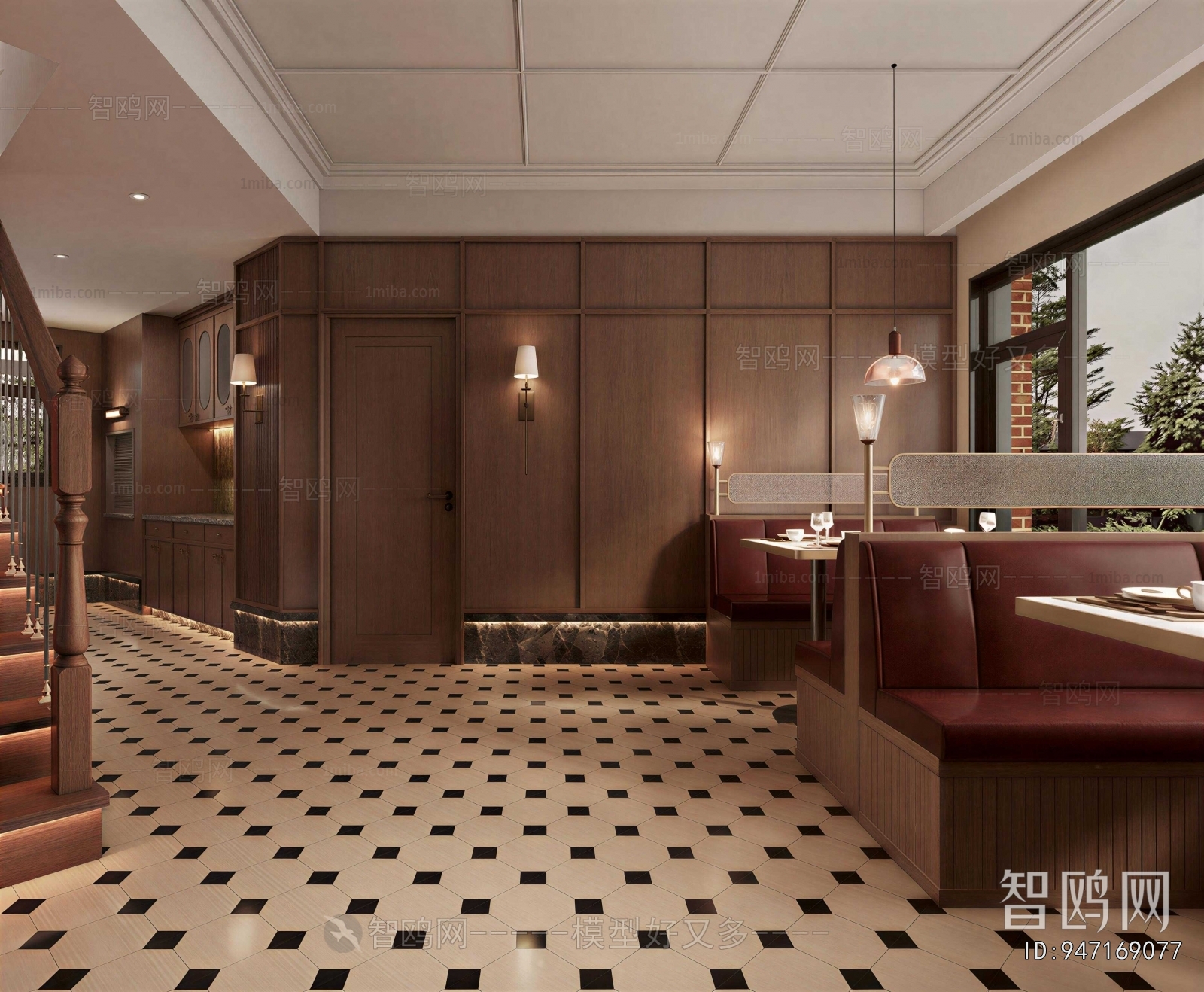 Retro Style Restaurant