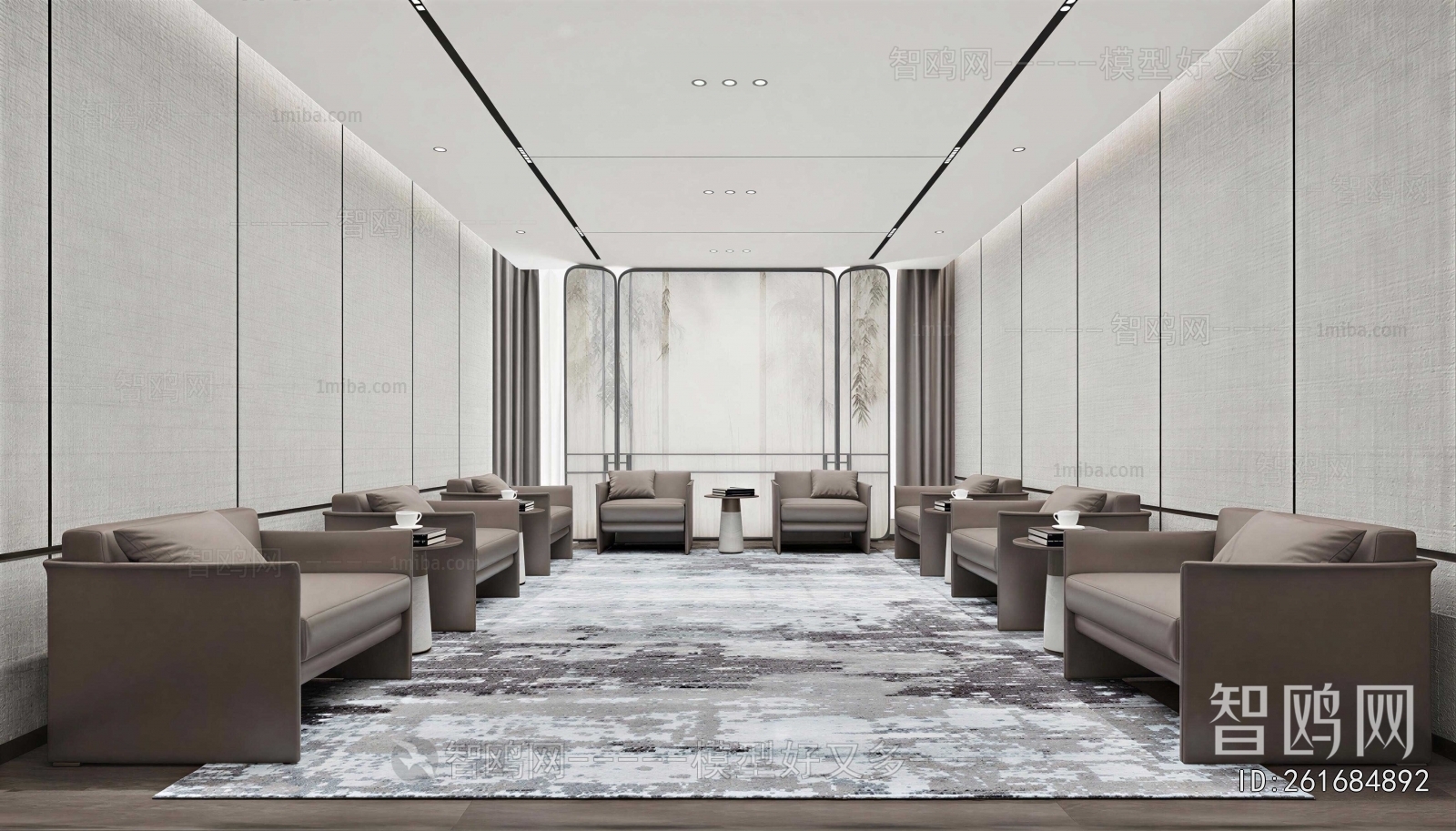 New Chinese Style Reception Room