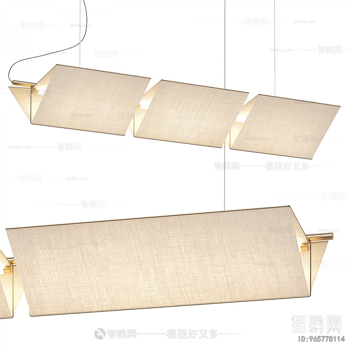 Modern Long Chandelier