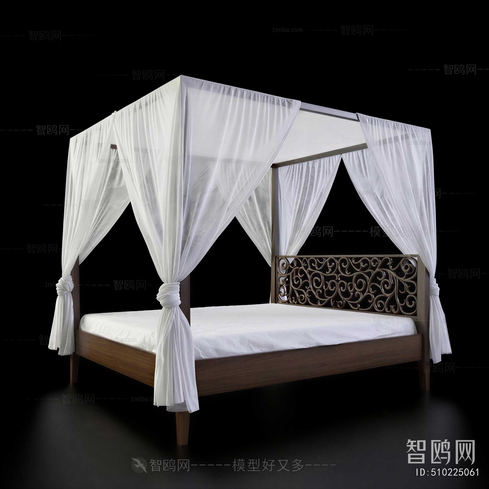 Southeast Asian Style Double Bed