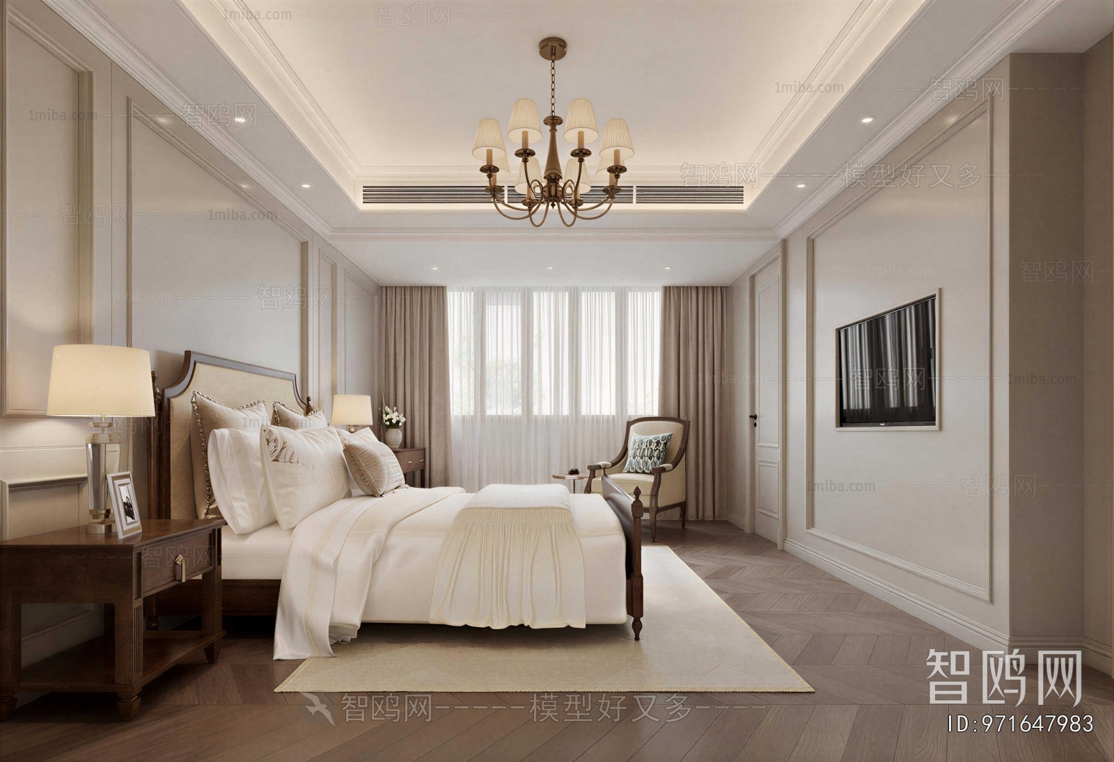 American Style Bedroom