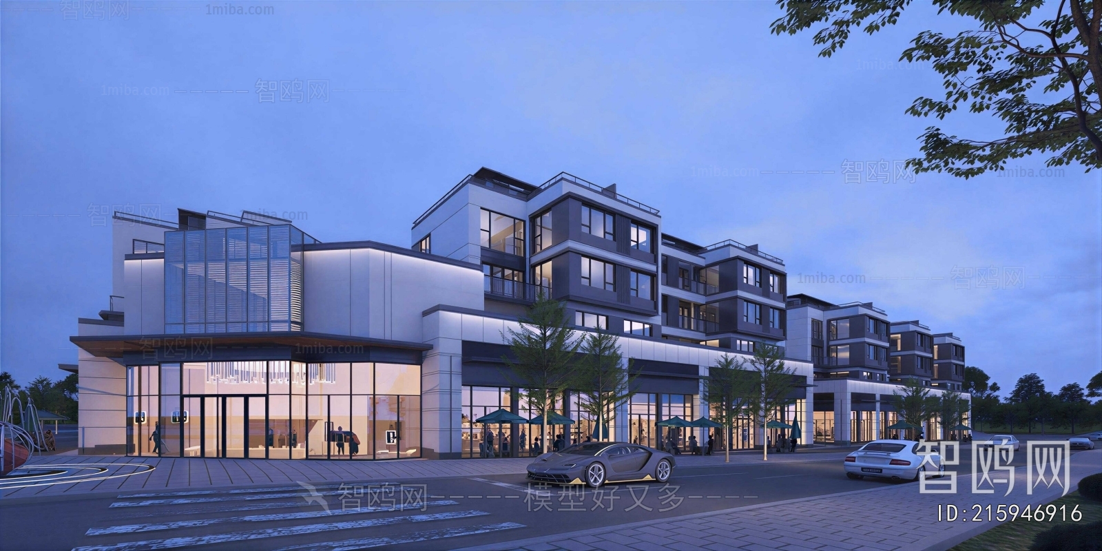 Modern Appearance Of Commercial Building