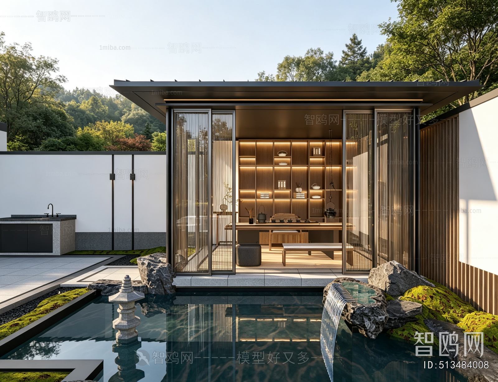 New Chinese Style Courtyard/landscape