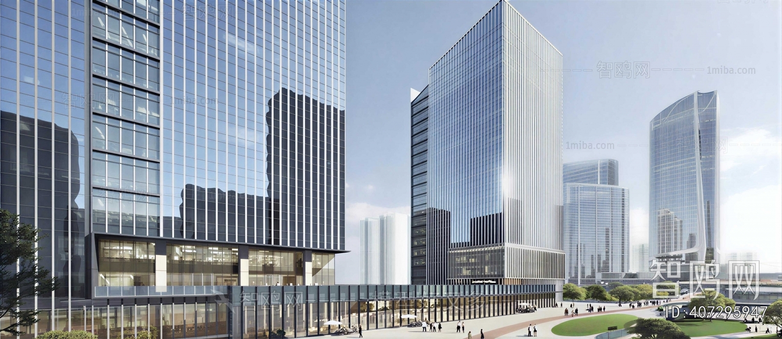 Modern Appearance Of Commercial Building
