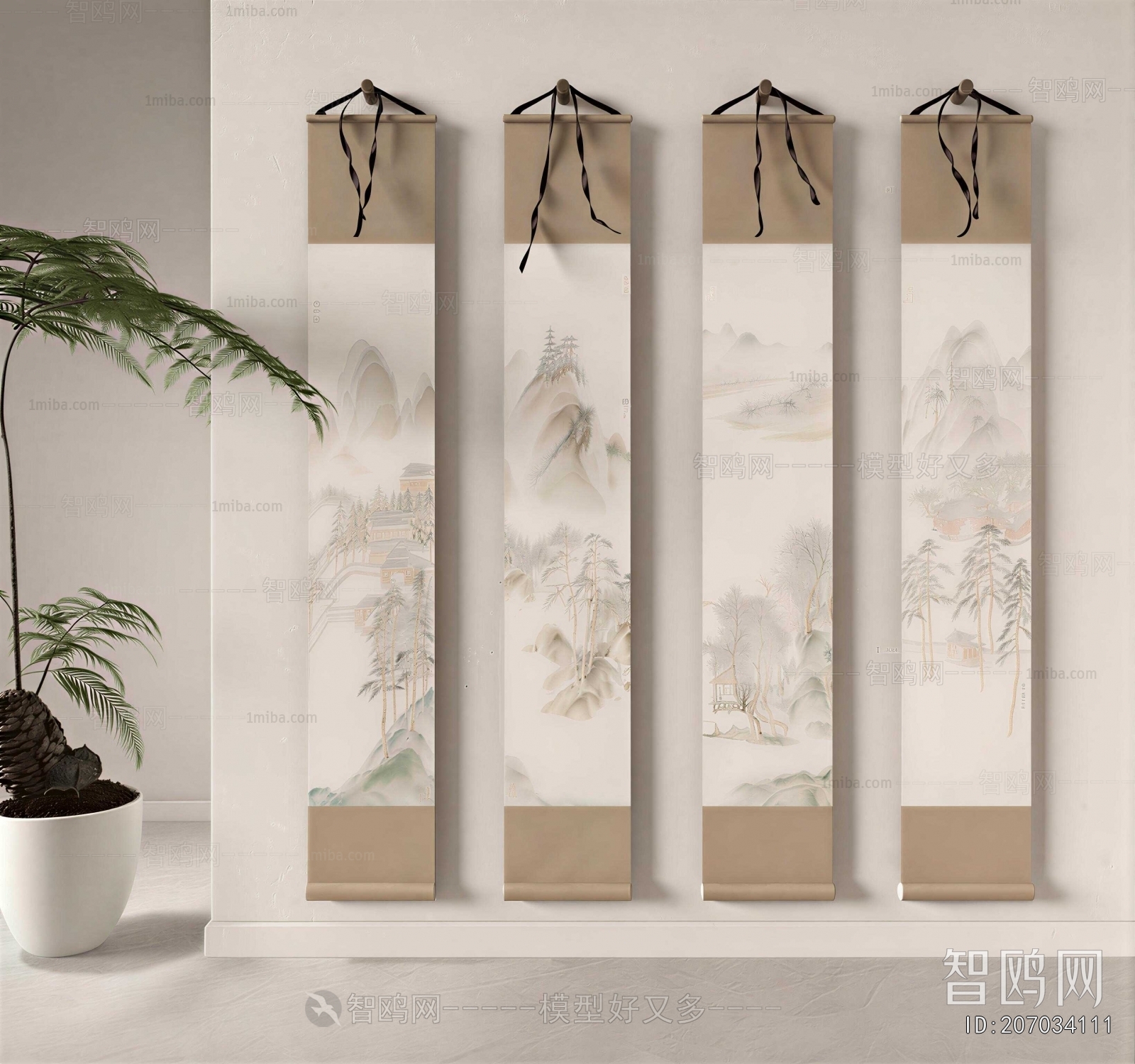 New Chinese Style Painting