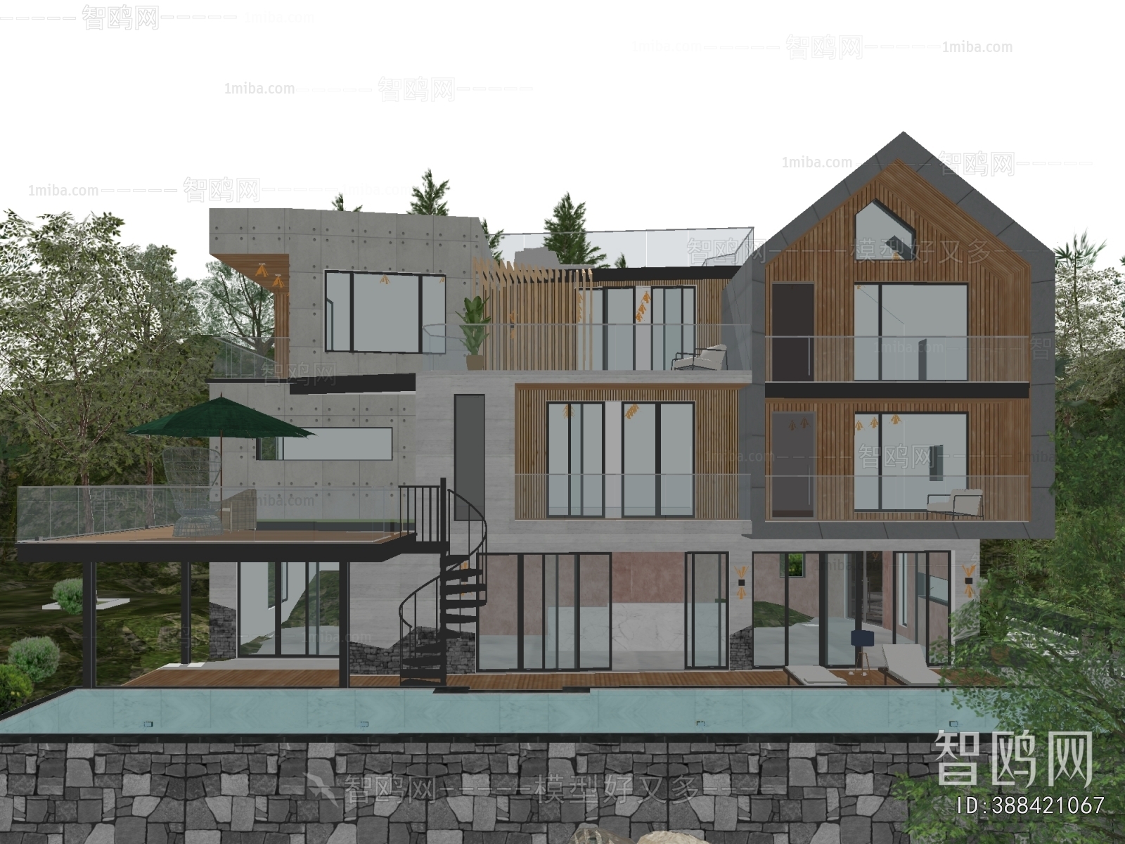 Modern Appearance Of Commercial Building