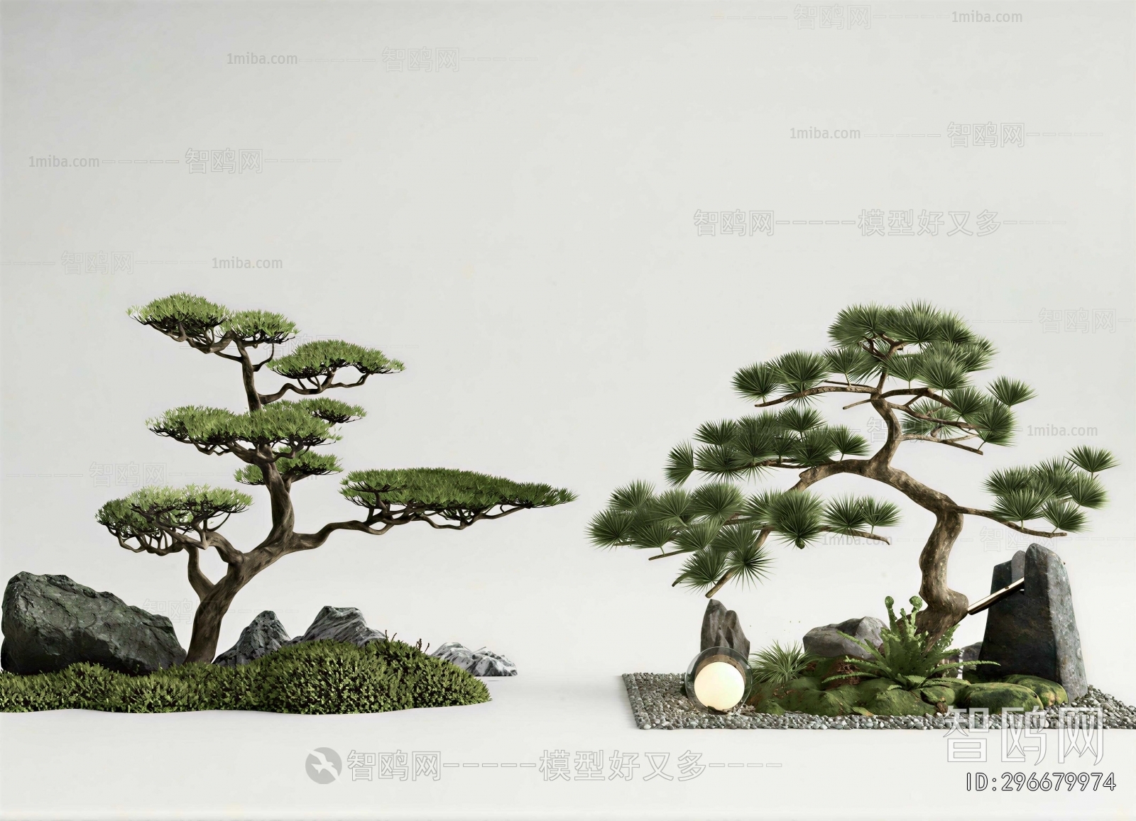 New Chinese Style Plant Landscaping