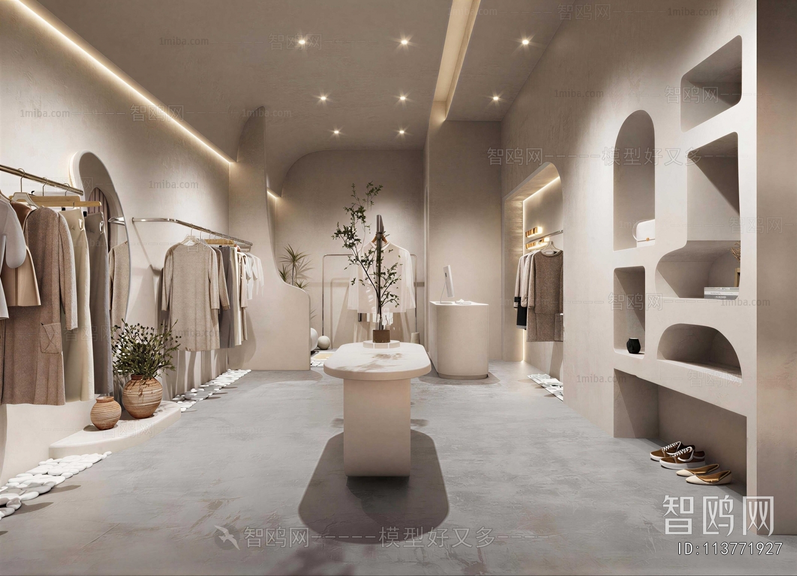Wabi-sabi Style Clothing Store