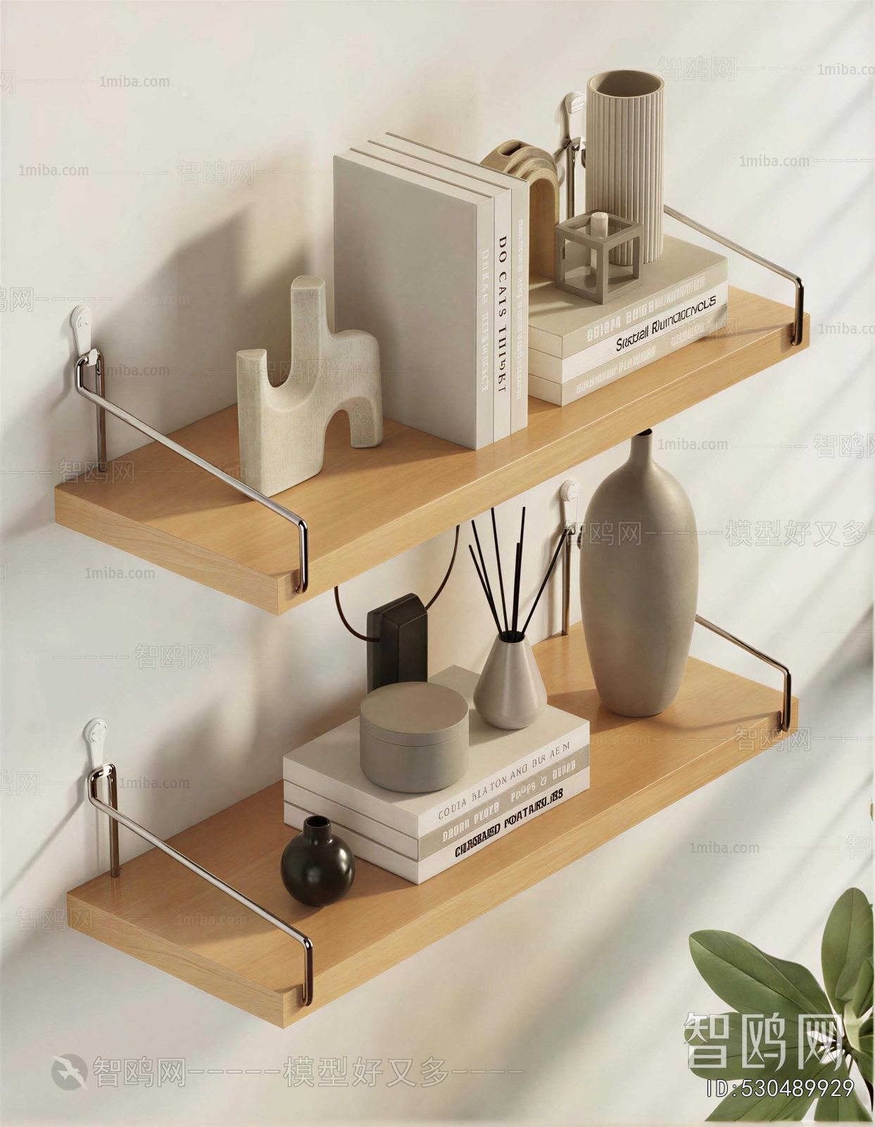 Wabi-sabi Style Shelving