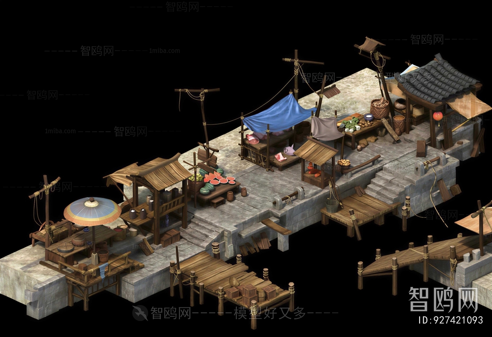 Chinese Style Architectural Bird's-eye View Planning