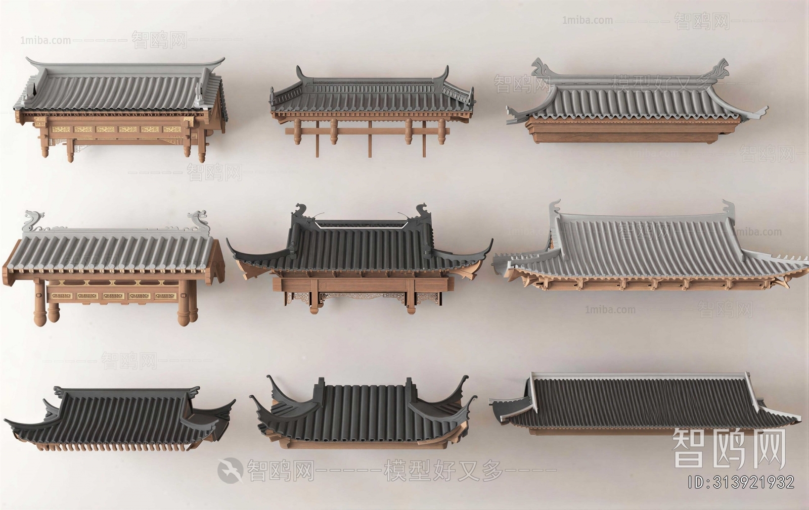 Chinese Style Building Component