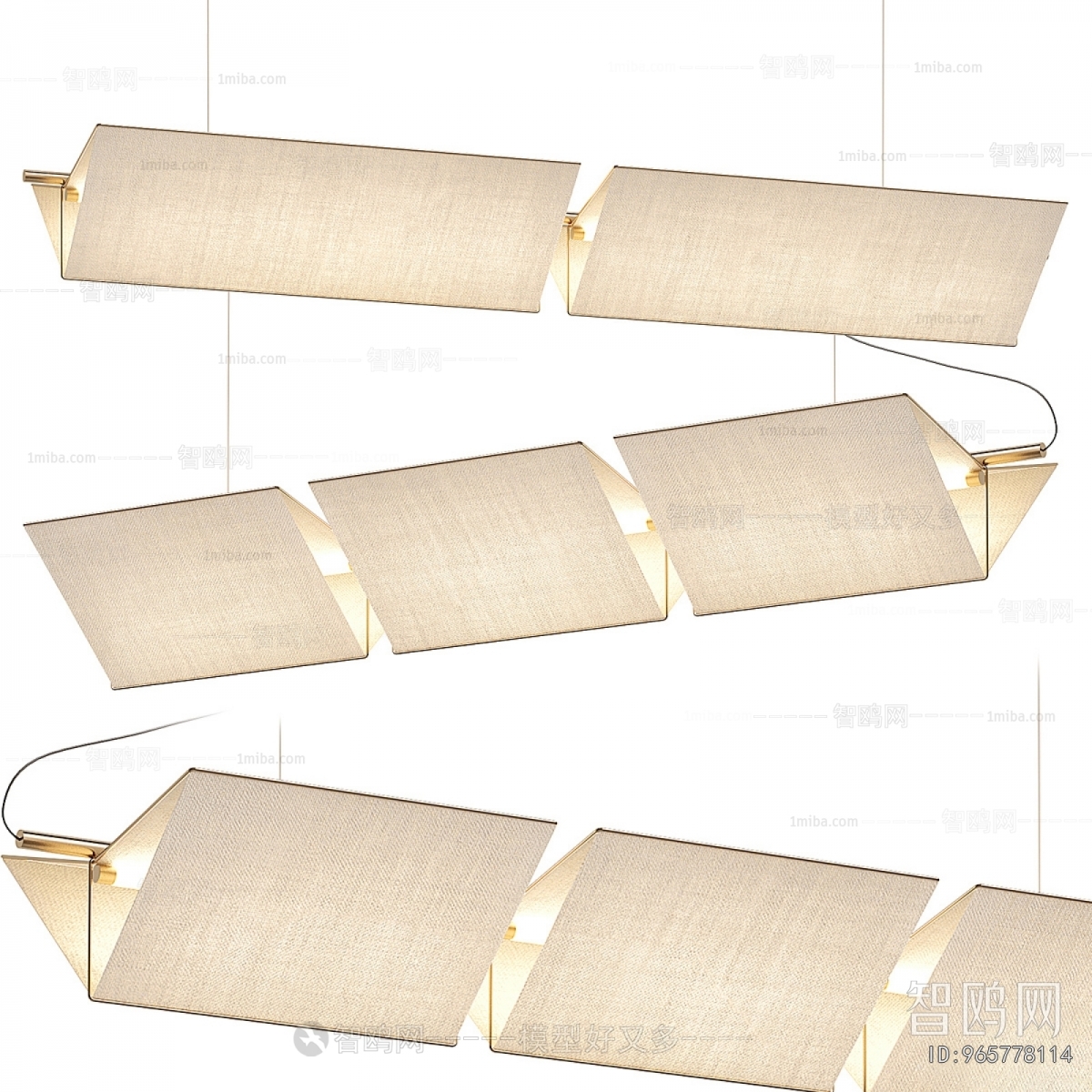 Modern Long Chandelier