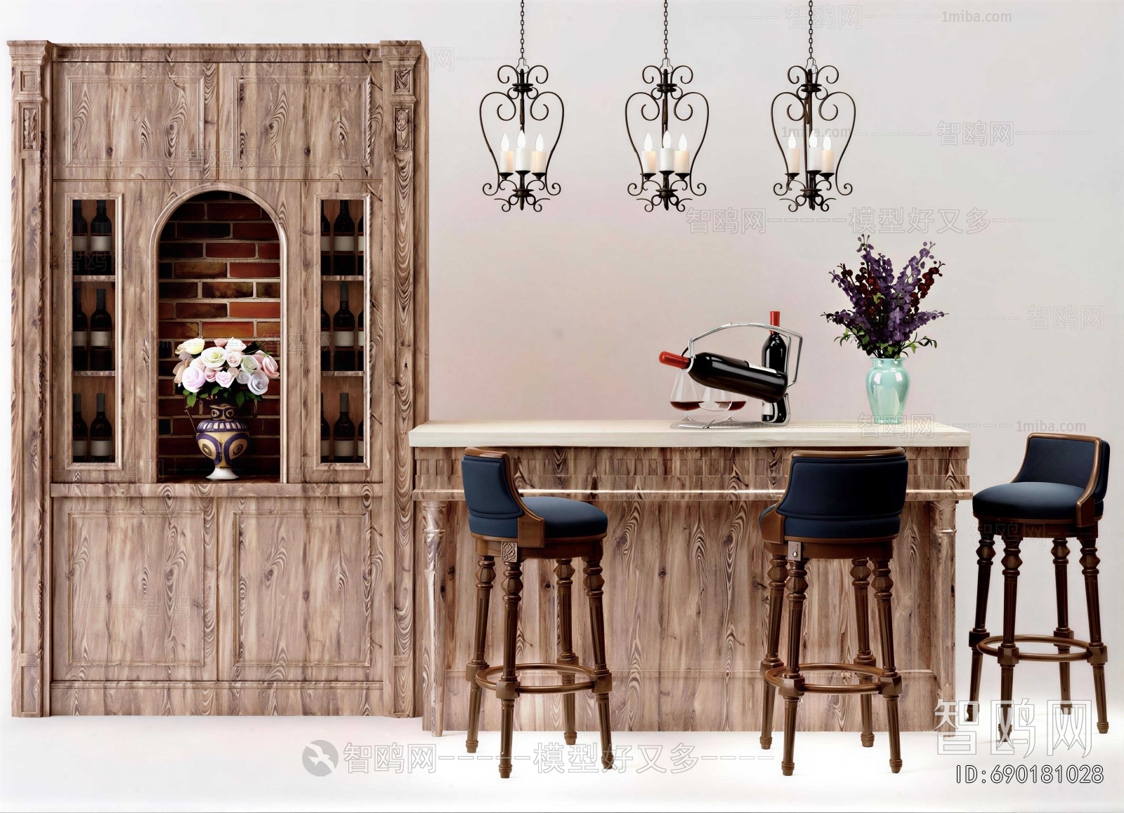 American Style Counter Bar