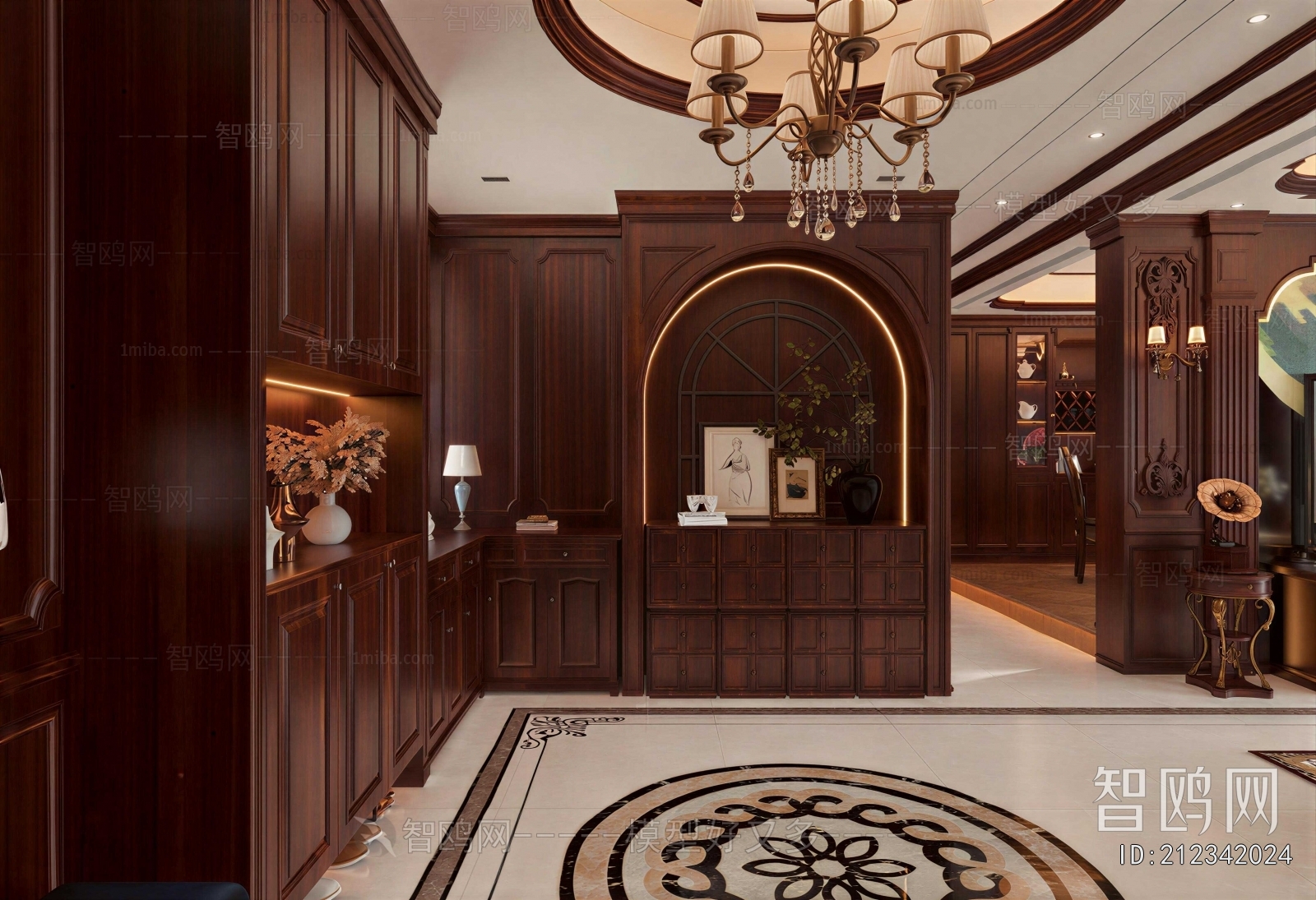 American Style Hallway