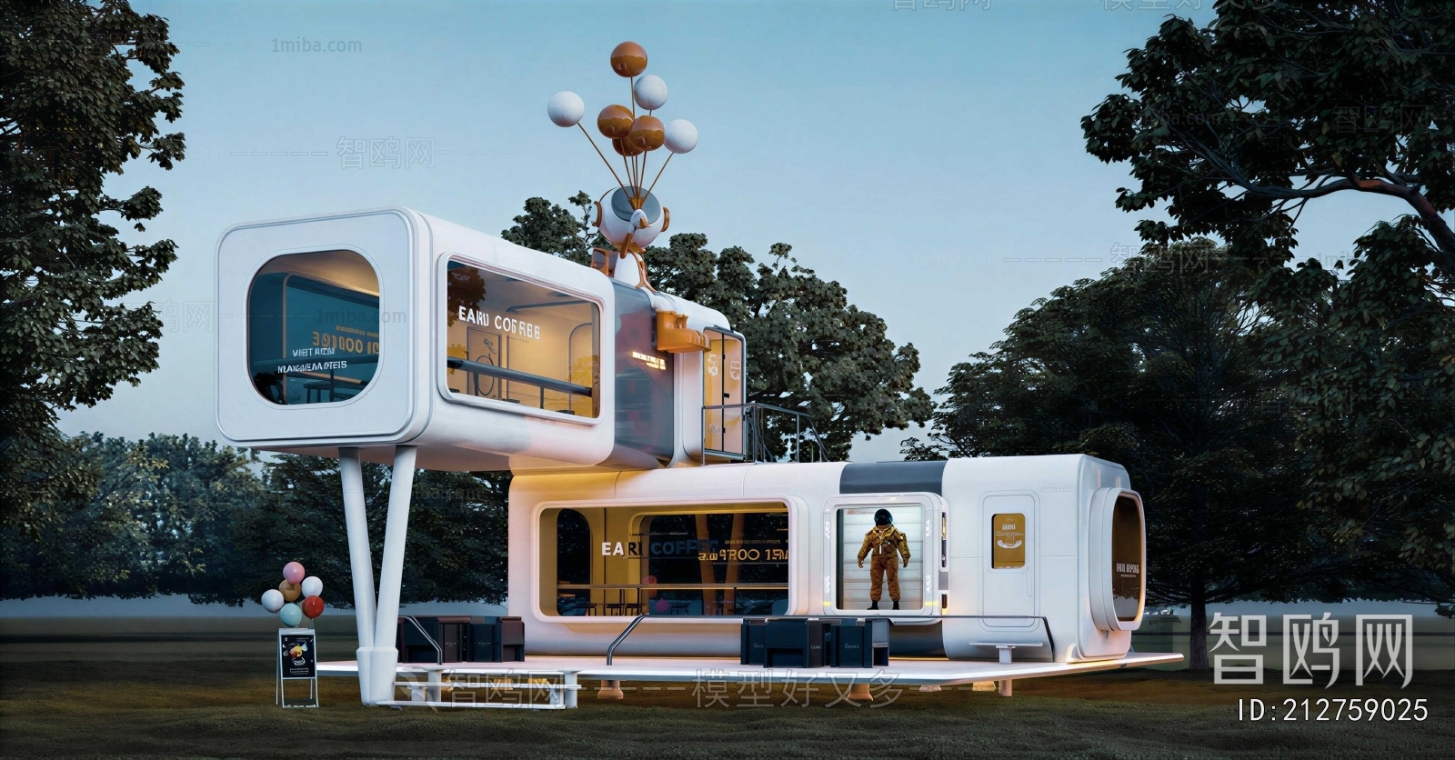 Modern Appearance Of Commercial Building