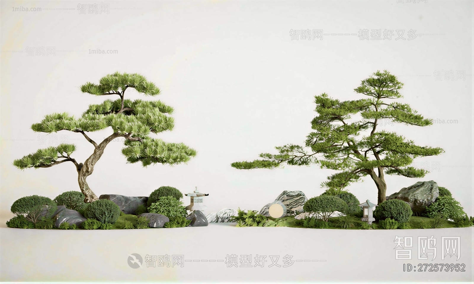 New Chinese Style Plant Landscaping