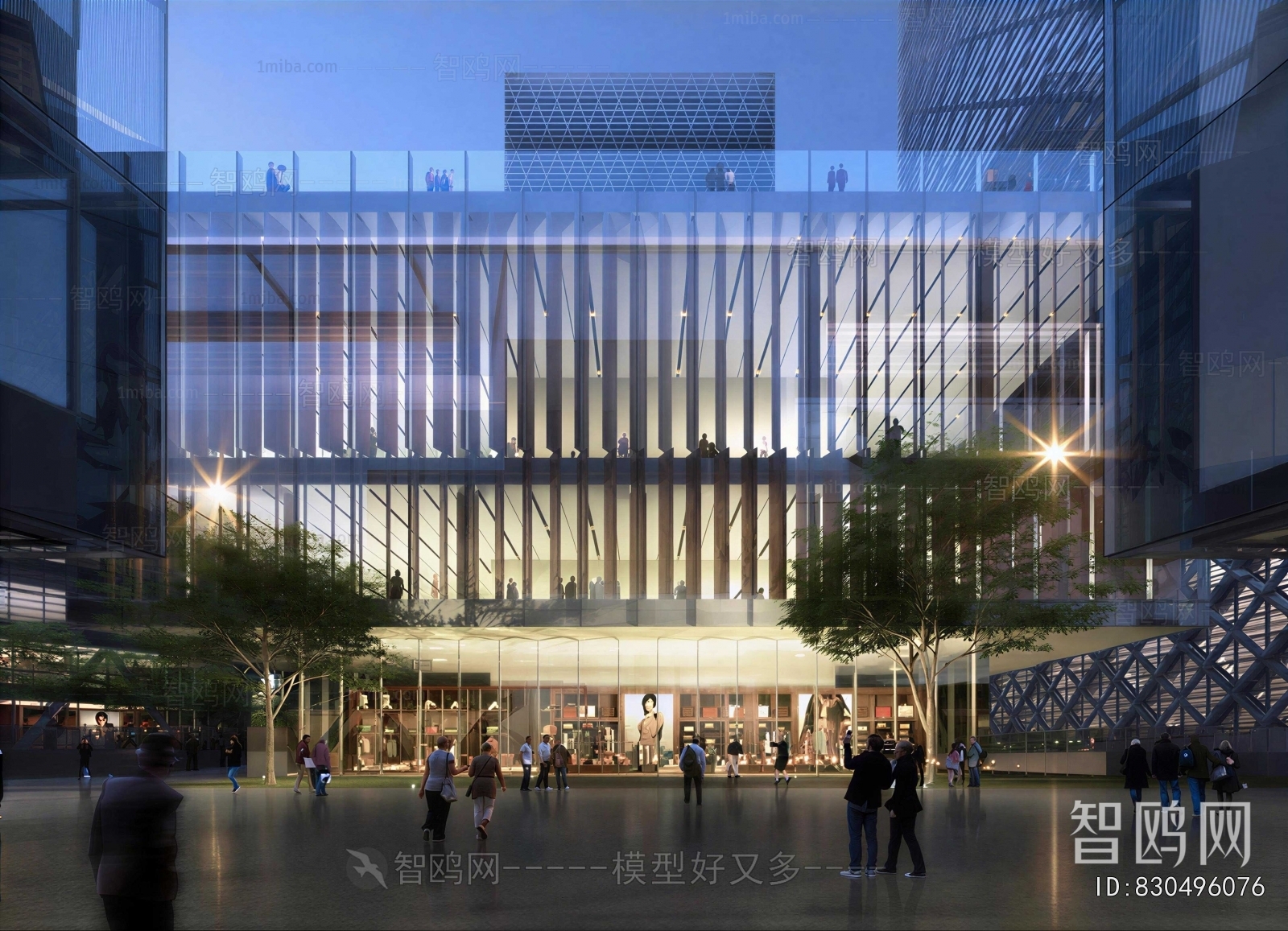 Modern Appearance Of Commercial Building