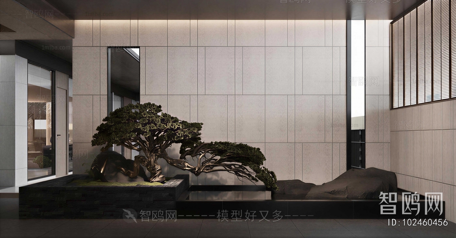 New Chinese Style Plant Landscaping
