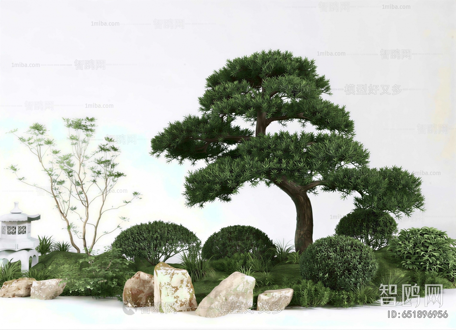 New Chinese Style Plant Landscaping