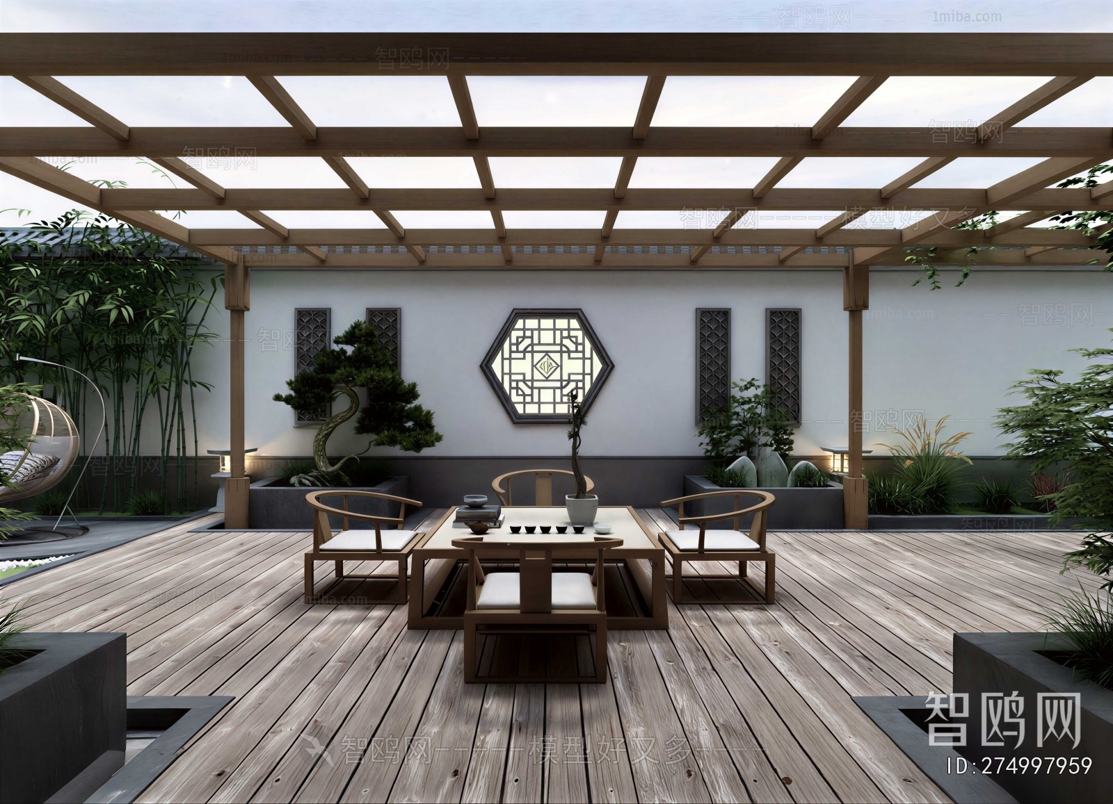 New Chinese Style Gallery Frame