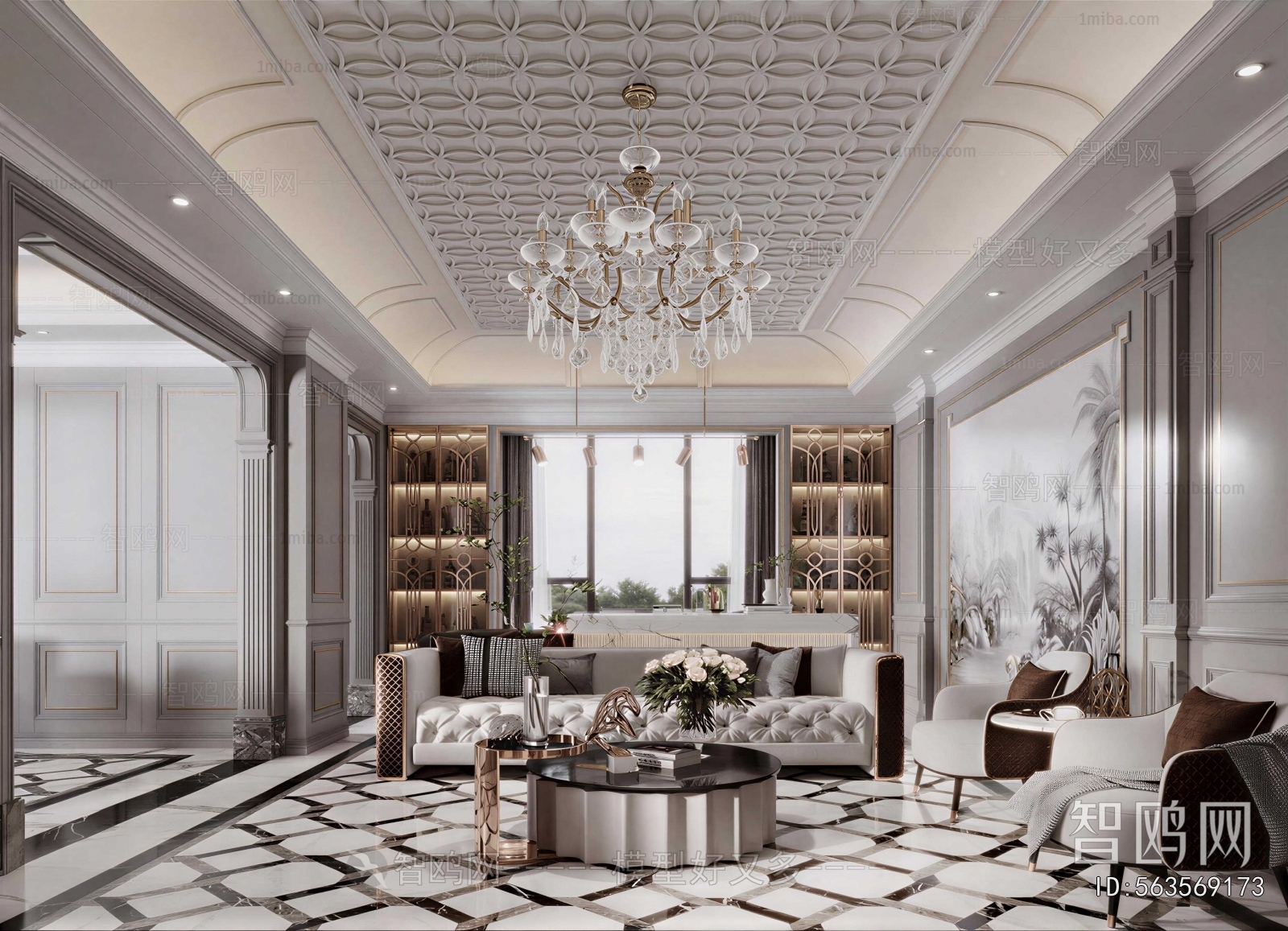 American Style A Living Room