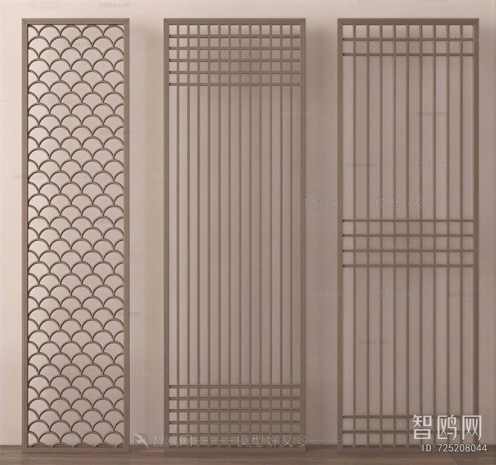 New Chinese Style Wooden Screen Partition