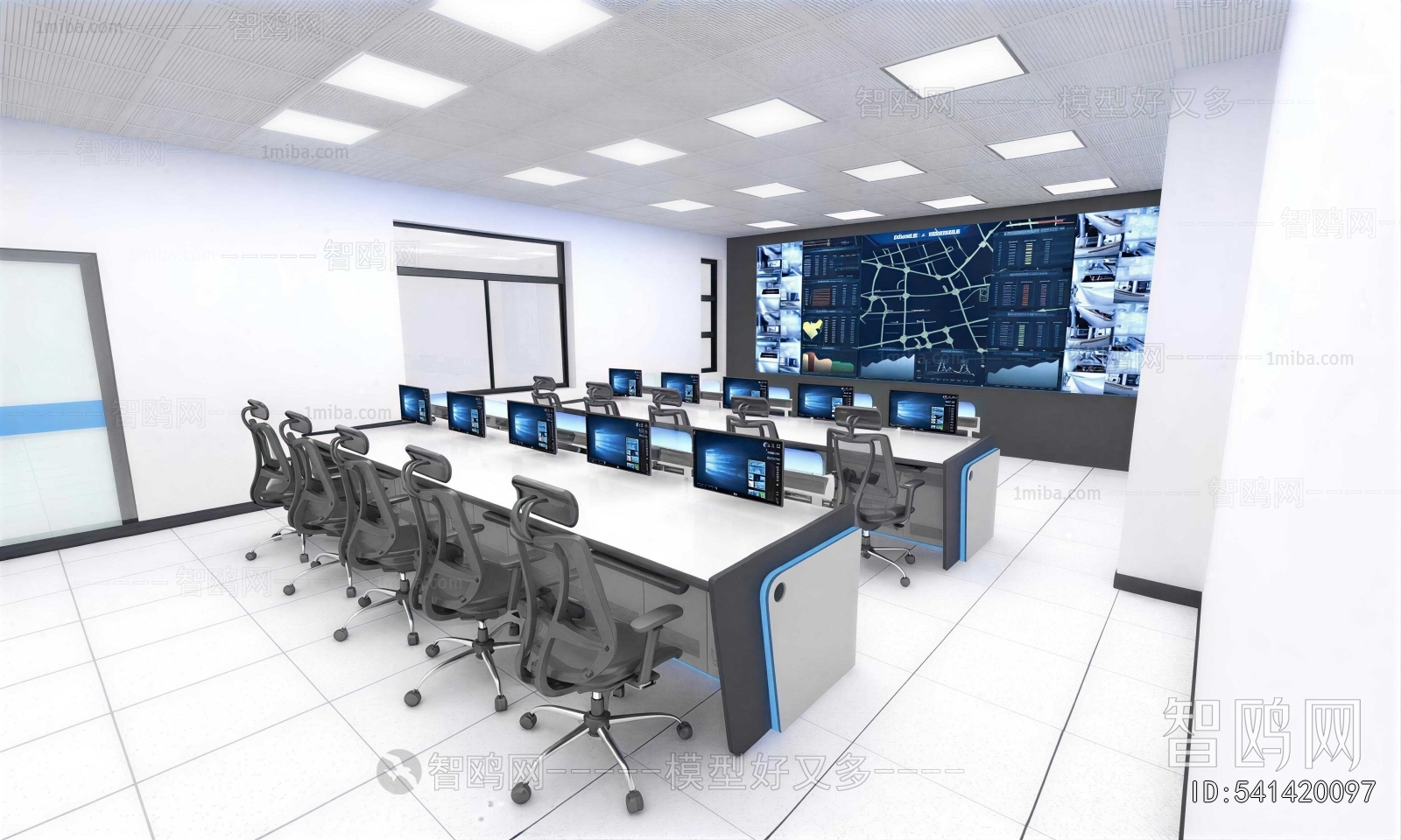 Modern Monitor Room