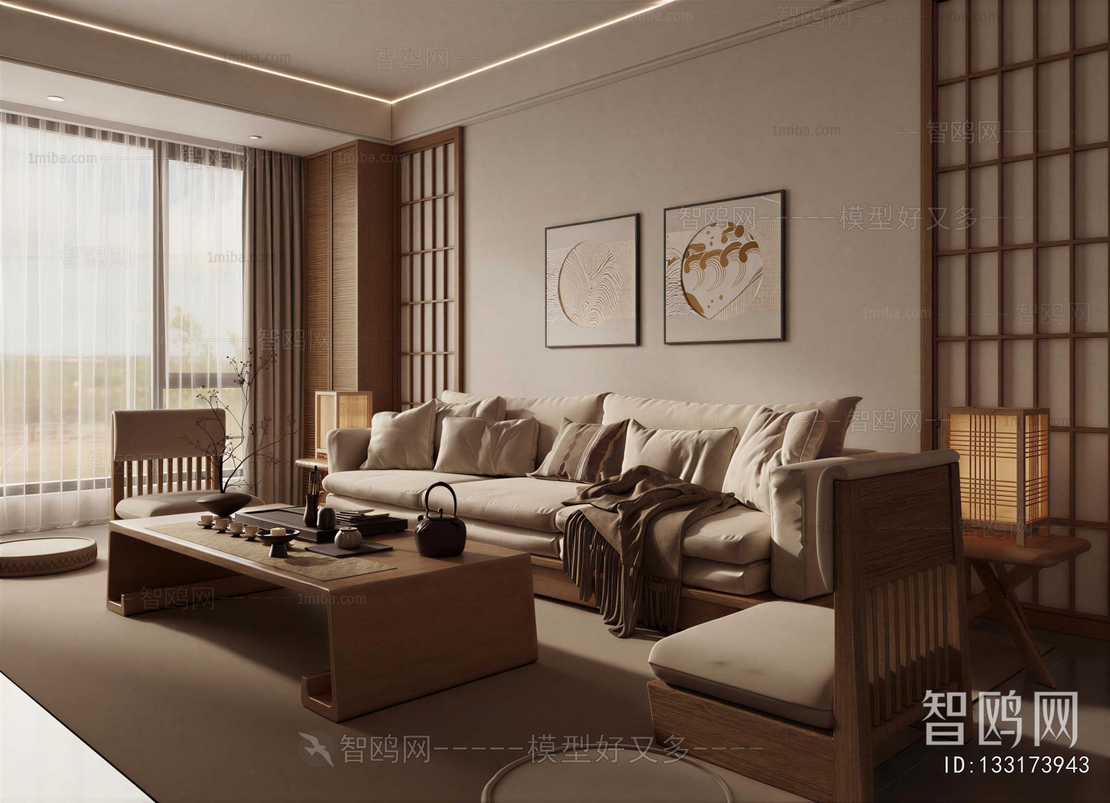 Japanese Style A Living Room
