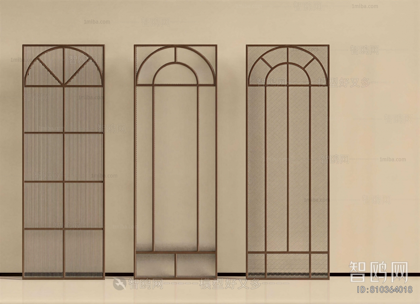 French Style Glass Screen Partition