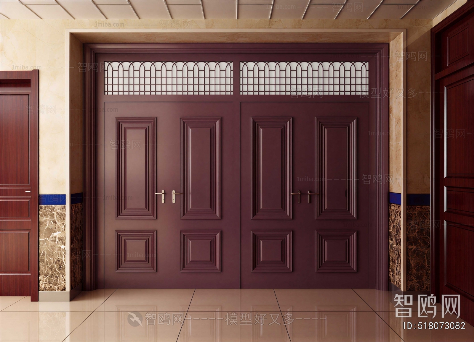New Chinese Style Entrance Door