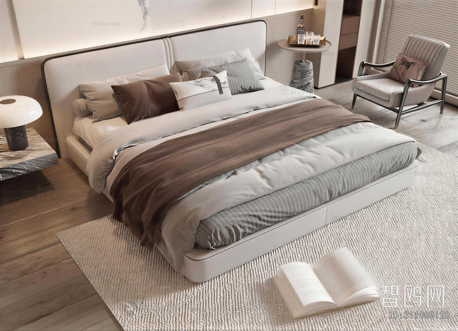 Modern Double Bed