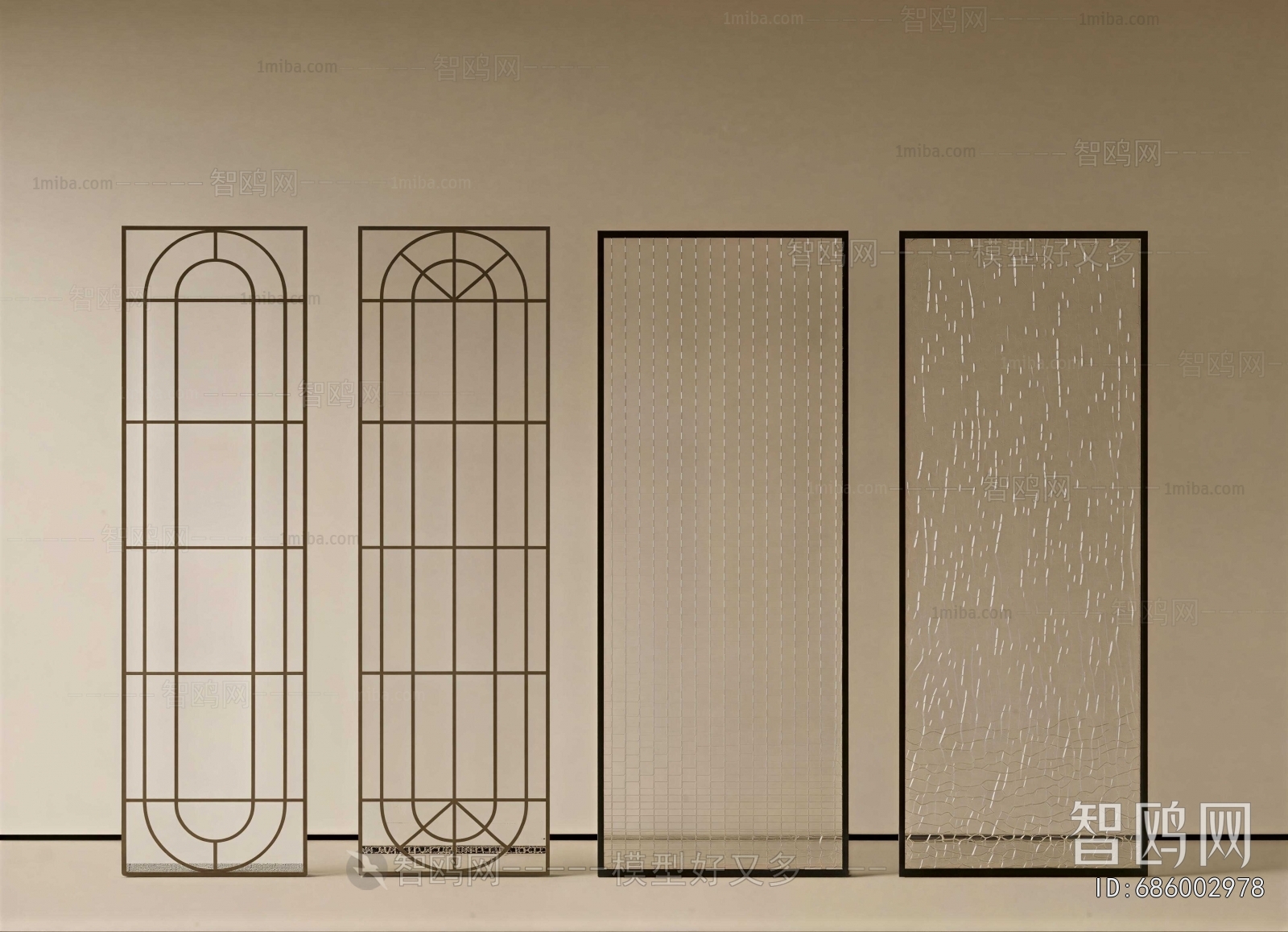 Modern Glass Screen Partition