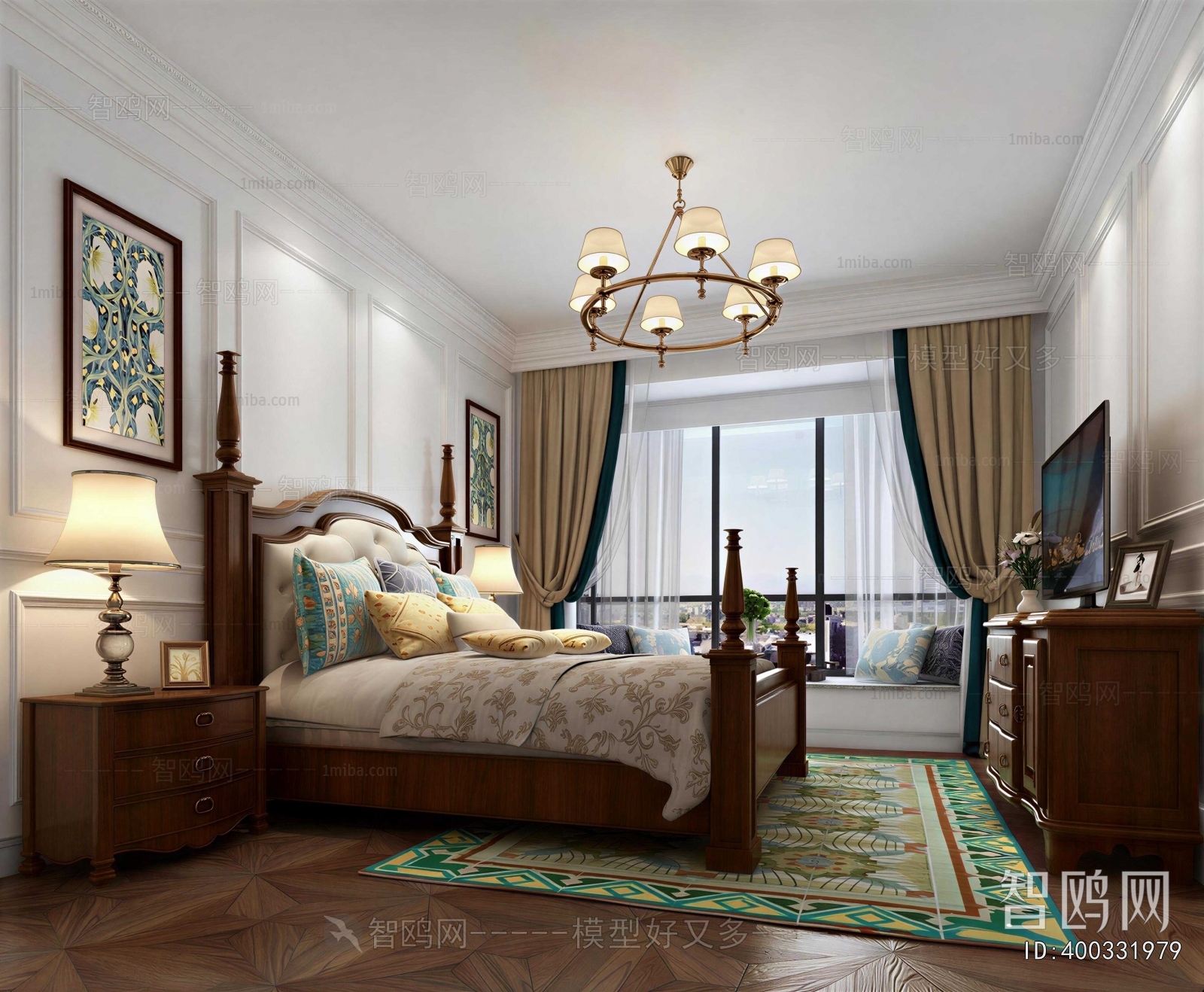 American Style Bedroom