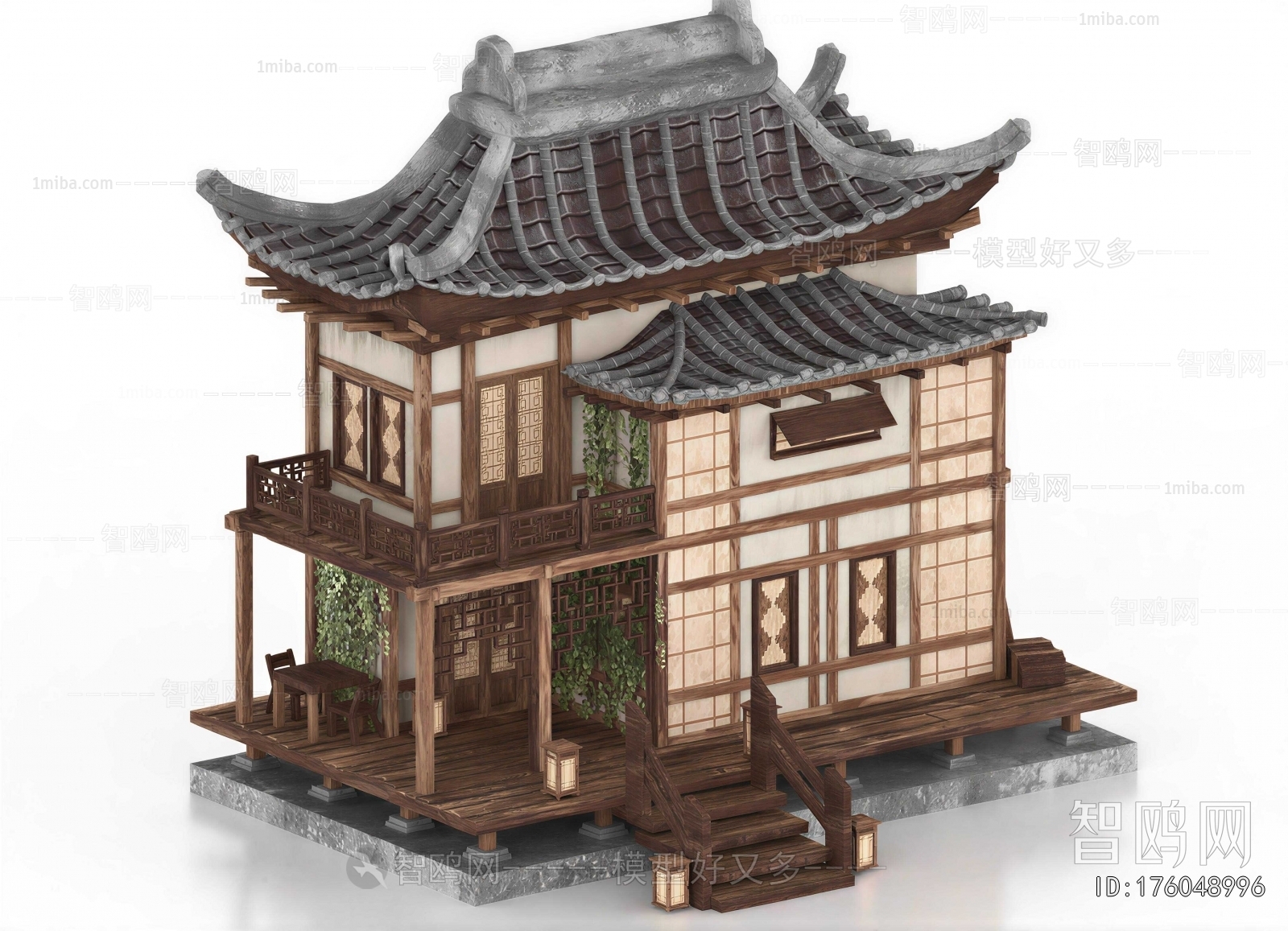 Chinese Style Ancient Architectural Buildings