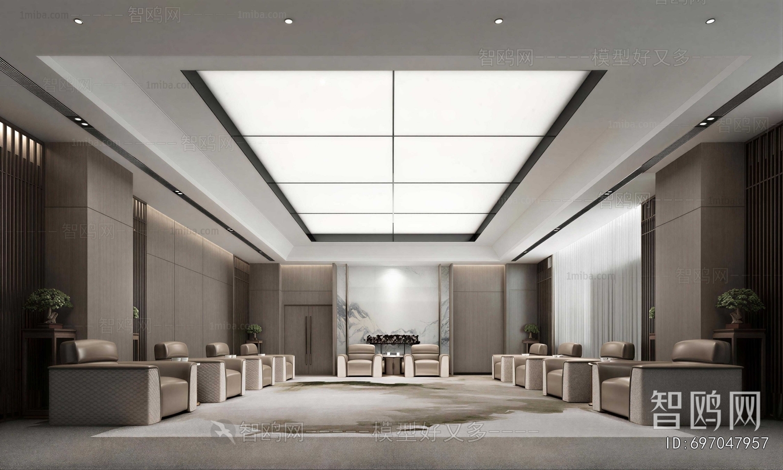 New Chinese Style Reception Room