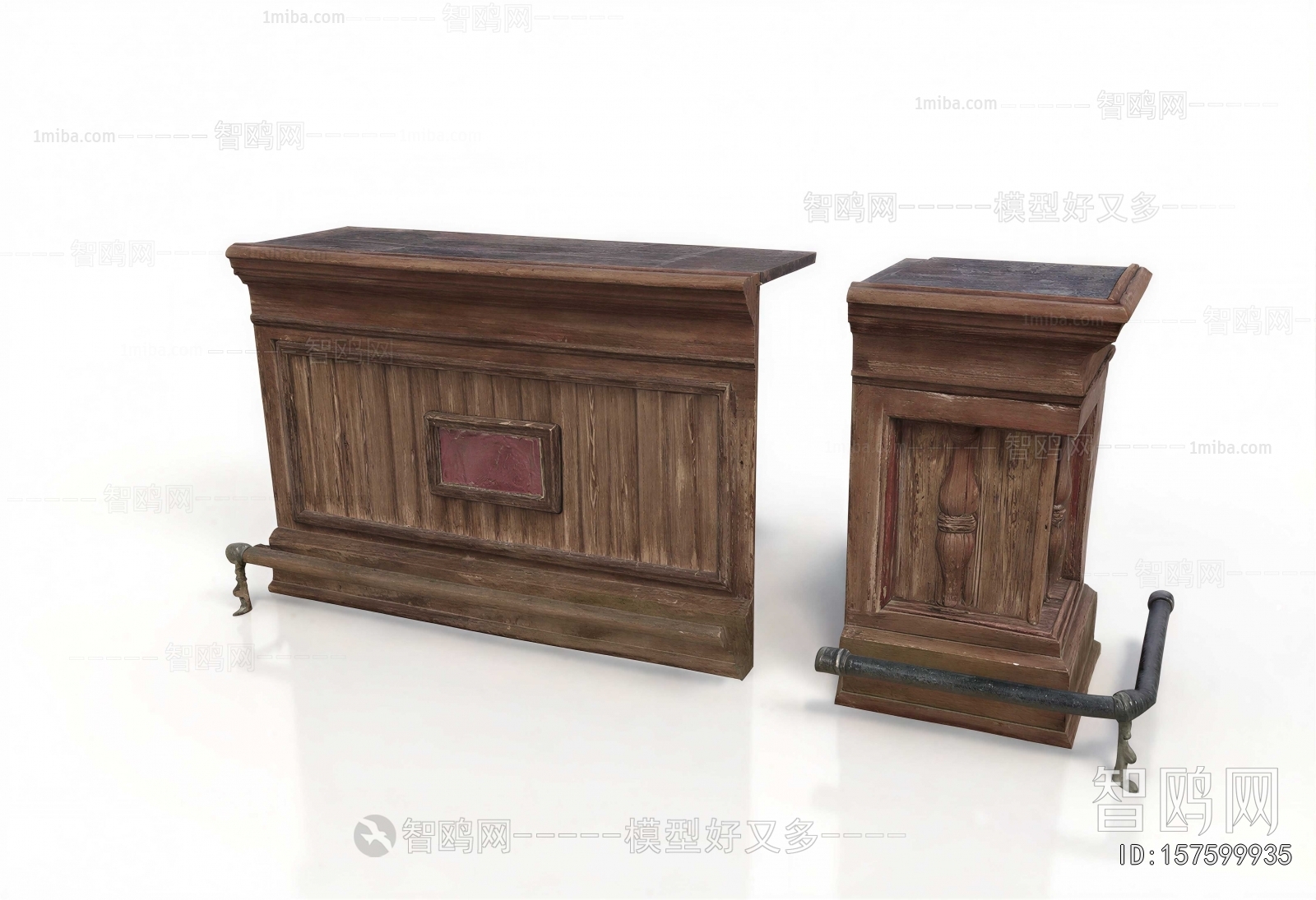 Retro Style Counter Bar