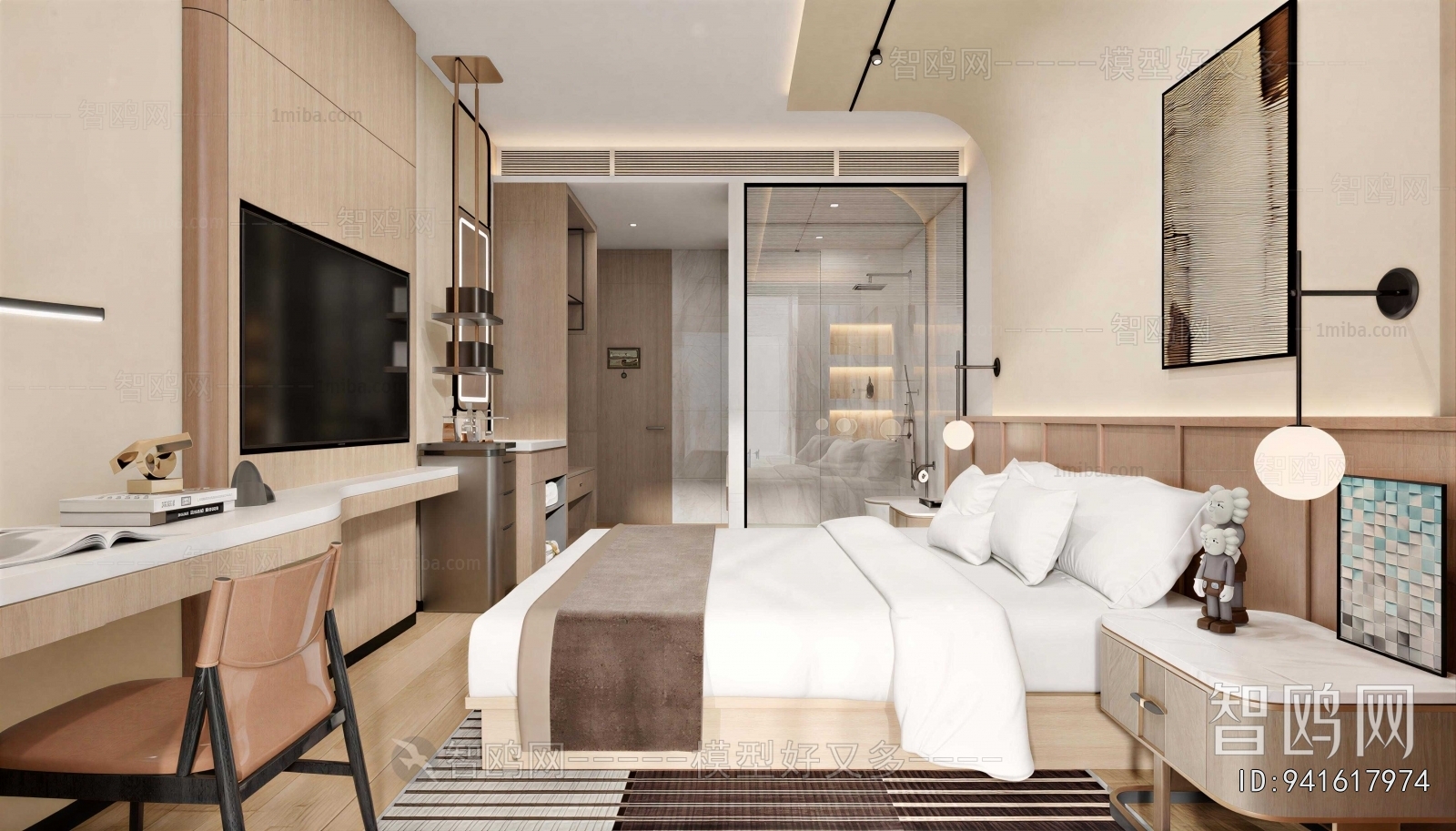 Modern Guest Room
