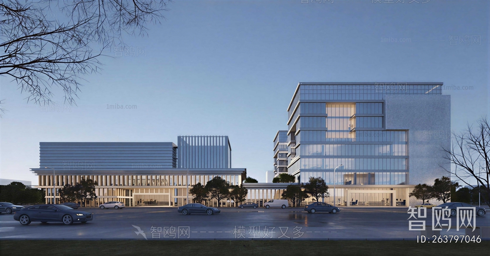 Modern Appearance Of Commercial Building