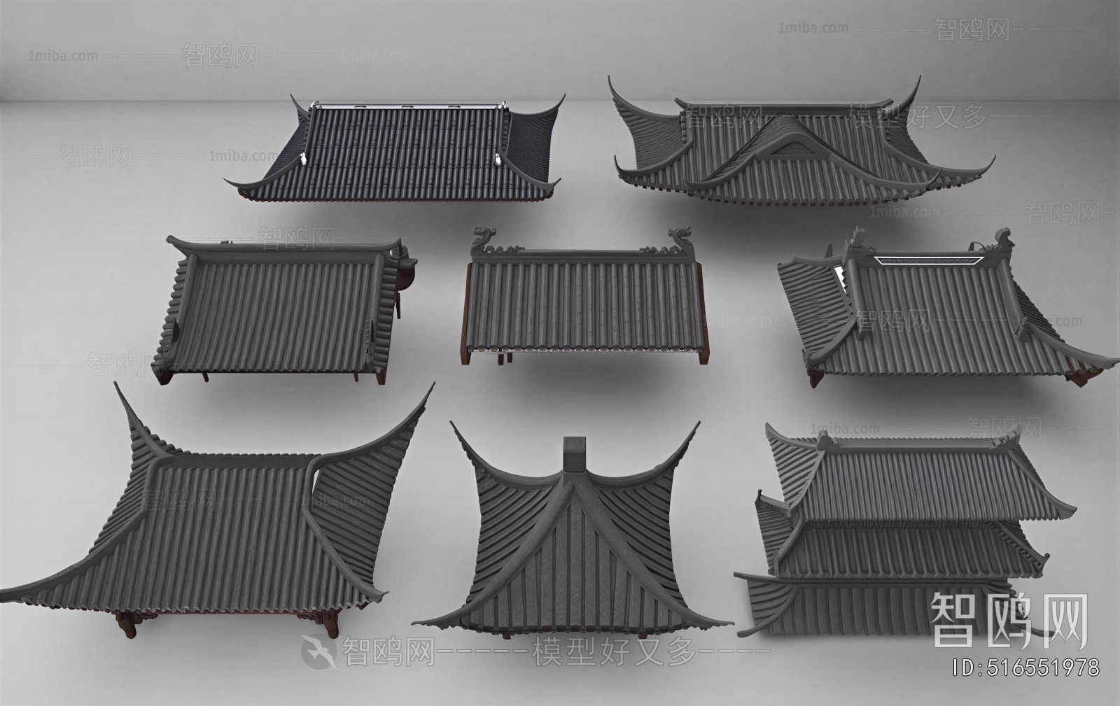 Chinese Style Building Component