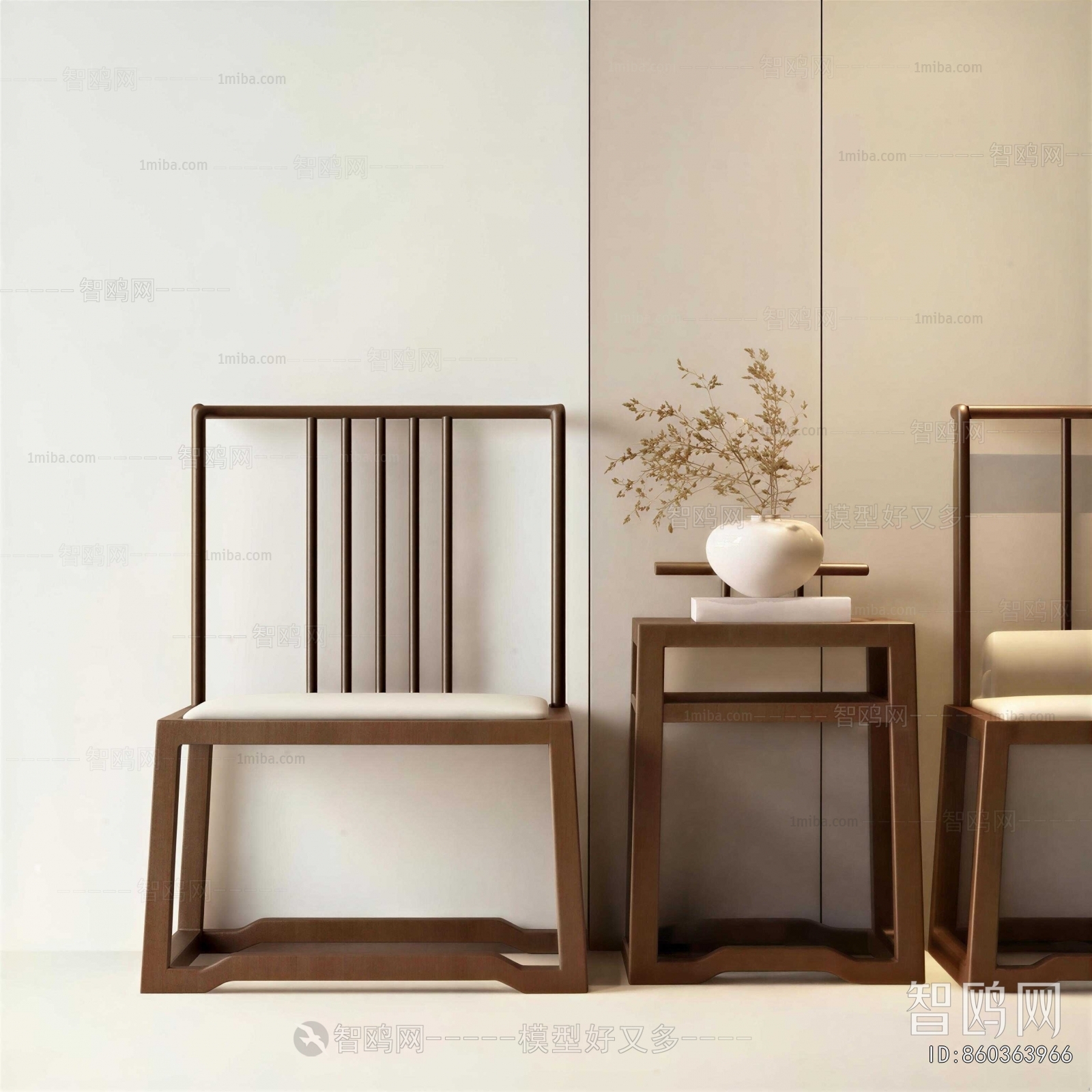 New Chinese Style Lounge Chair