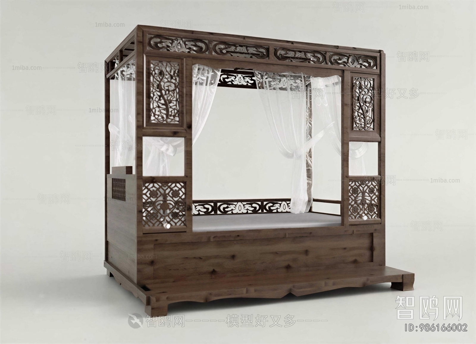 Chinese Style Double Bed