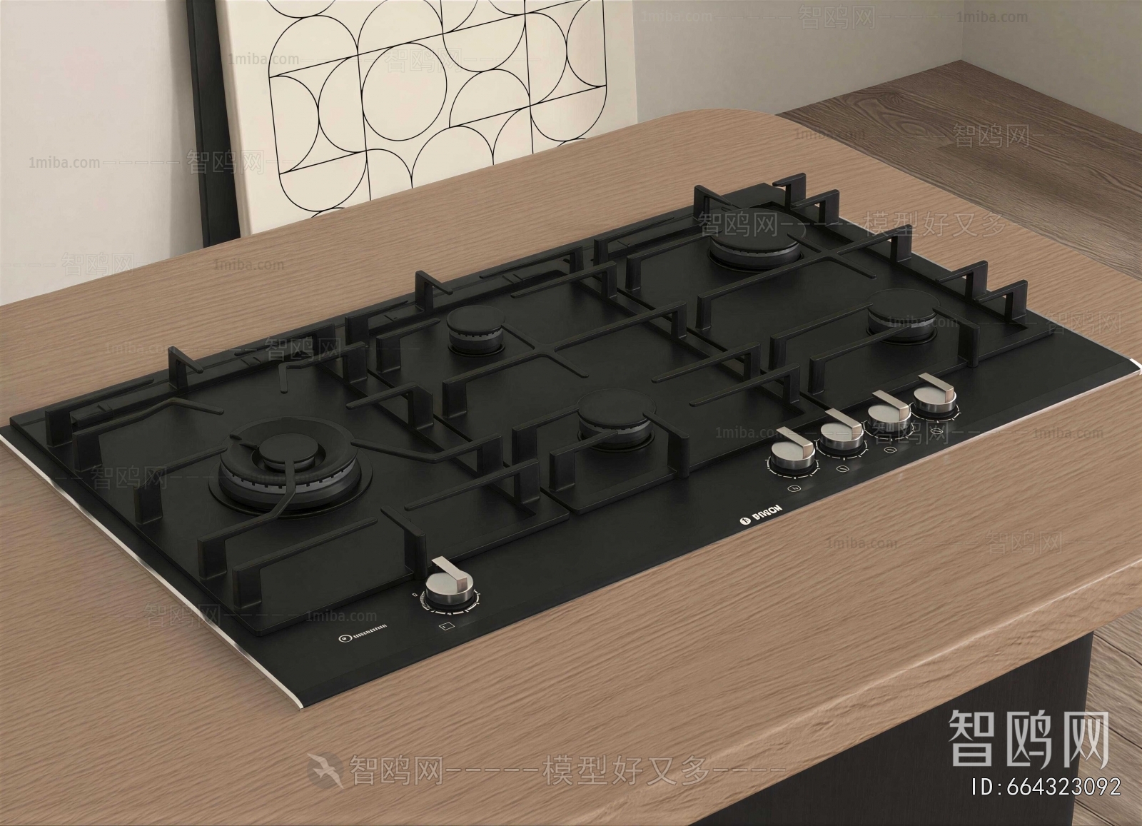 Modern Kitchen Electric Gas Range