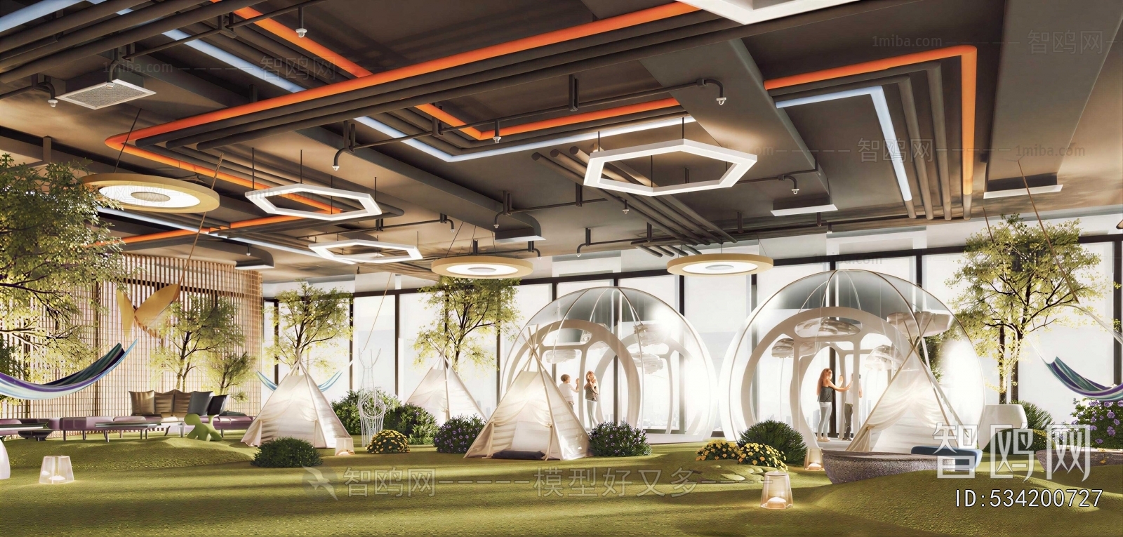 Modern Office Rest Area