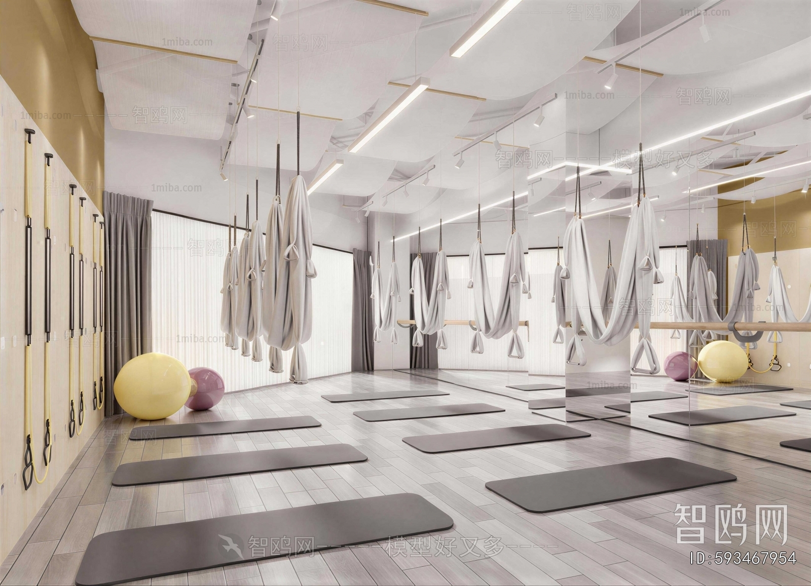 Modern Yoga Room