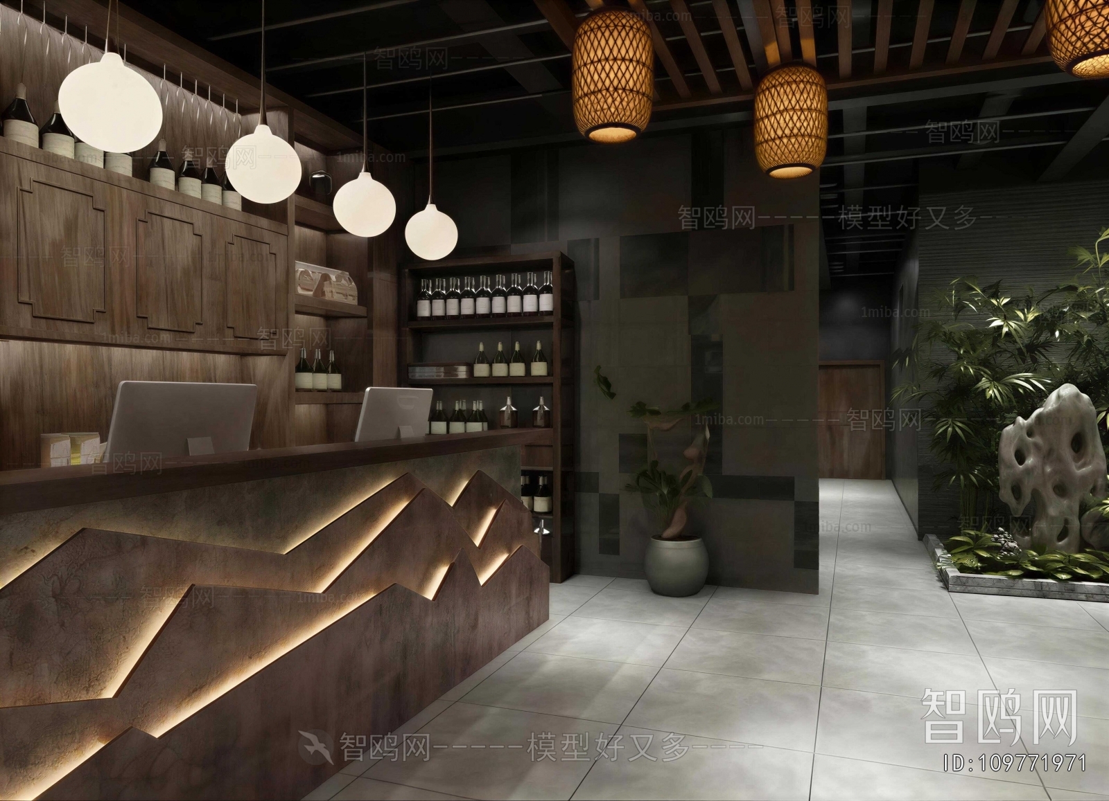 New Chinese Style Lobby Hall